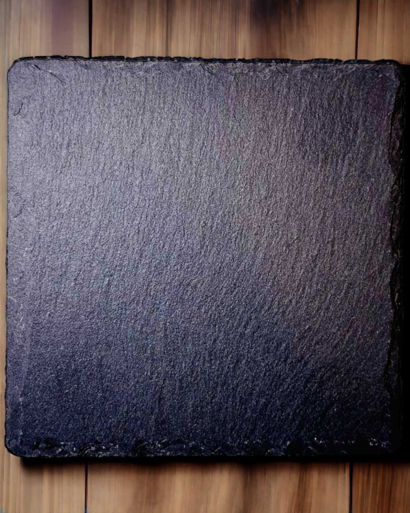 Underlag for kaffe, te av naturlig stein med personlig gravering – Kvadrat, sirkel, sekskant, 10 cm