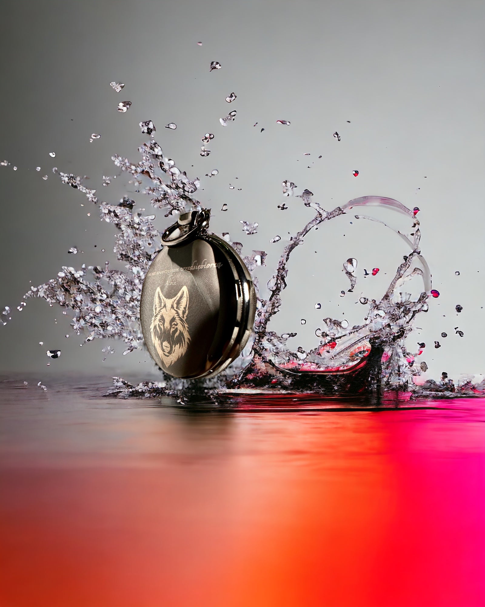 Klassisk Mekanisk Lommeur med Dobbelt Deksel – Manuell, Svart, personalisering med gravering