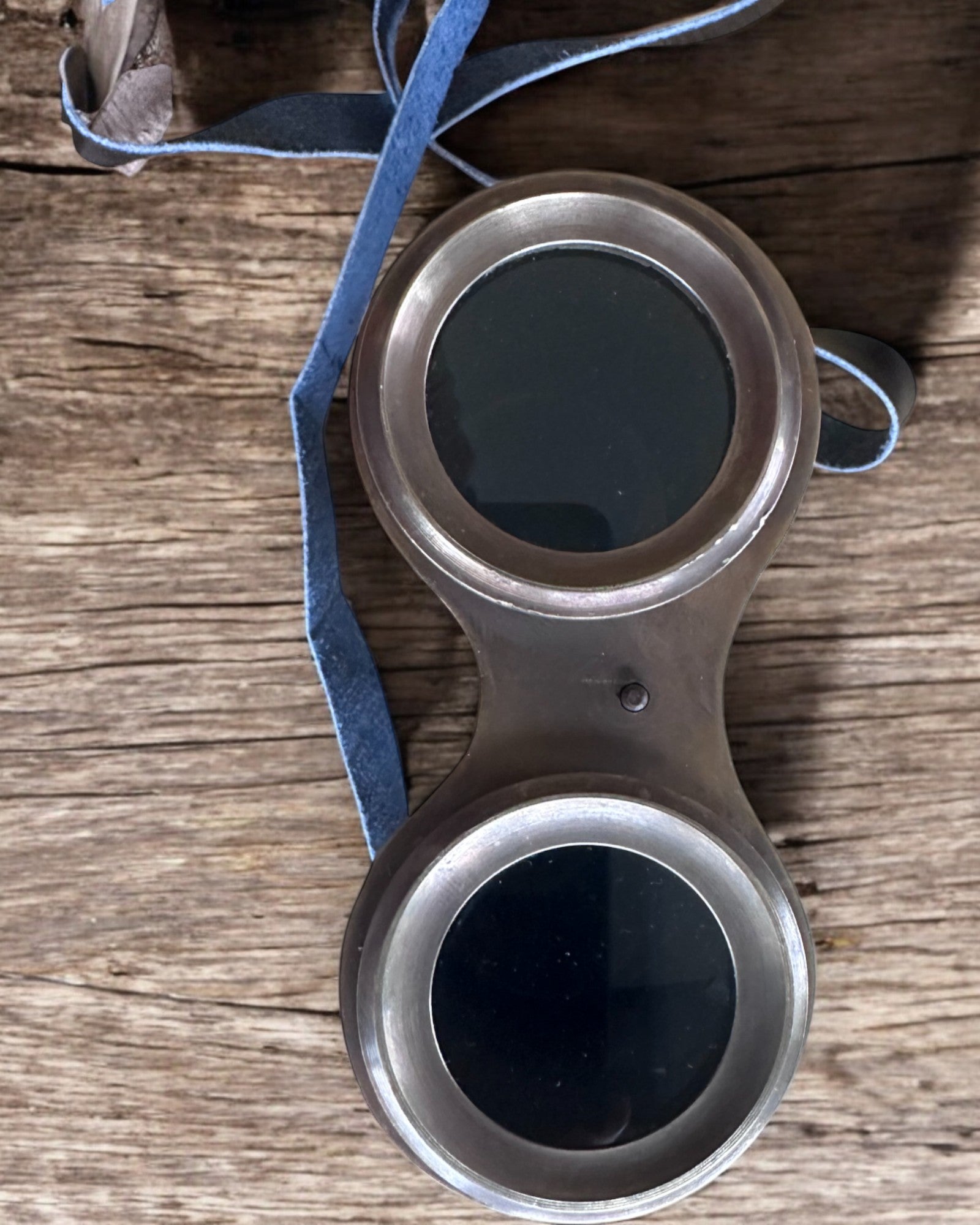 Kikkert med skinnetui Victorian's Eye, 11 cm Messing, Hånddekorert, personalisering med gravering som gave