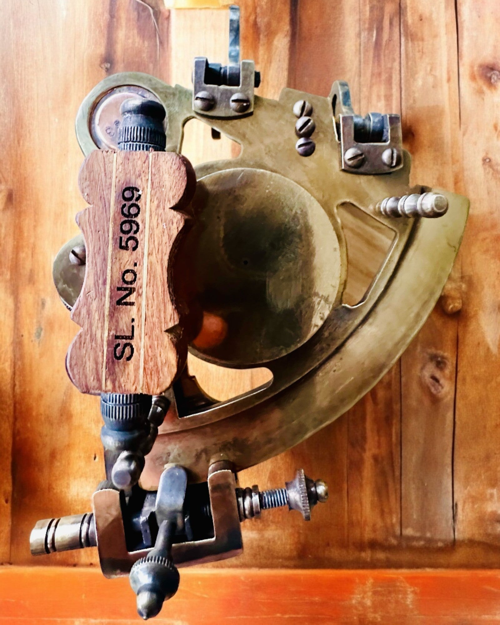 Sekstant Premium med Antikk Kompass - mulighet for personlig gravering