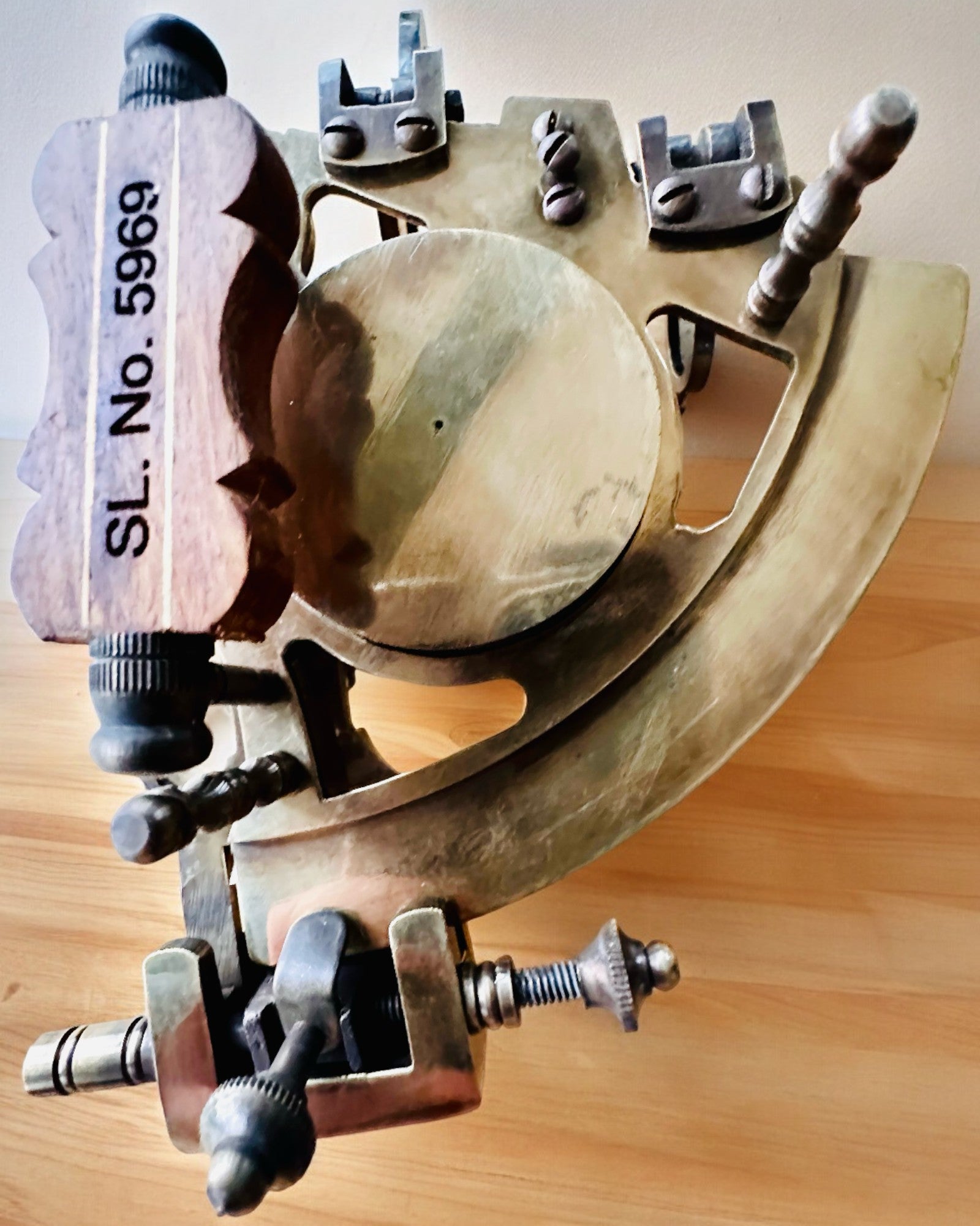 Sekstant Premium med Antikk Kompass - mulighet for personlig gravering