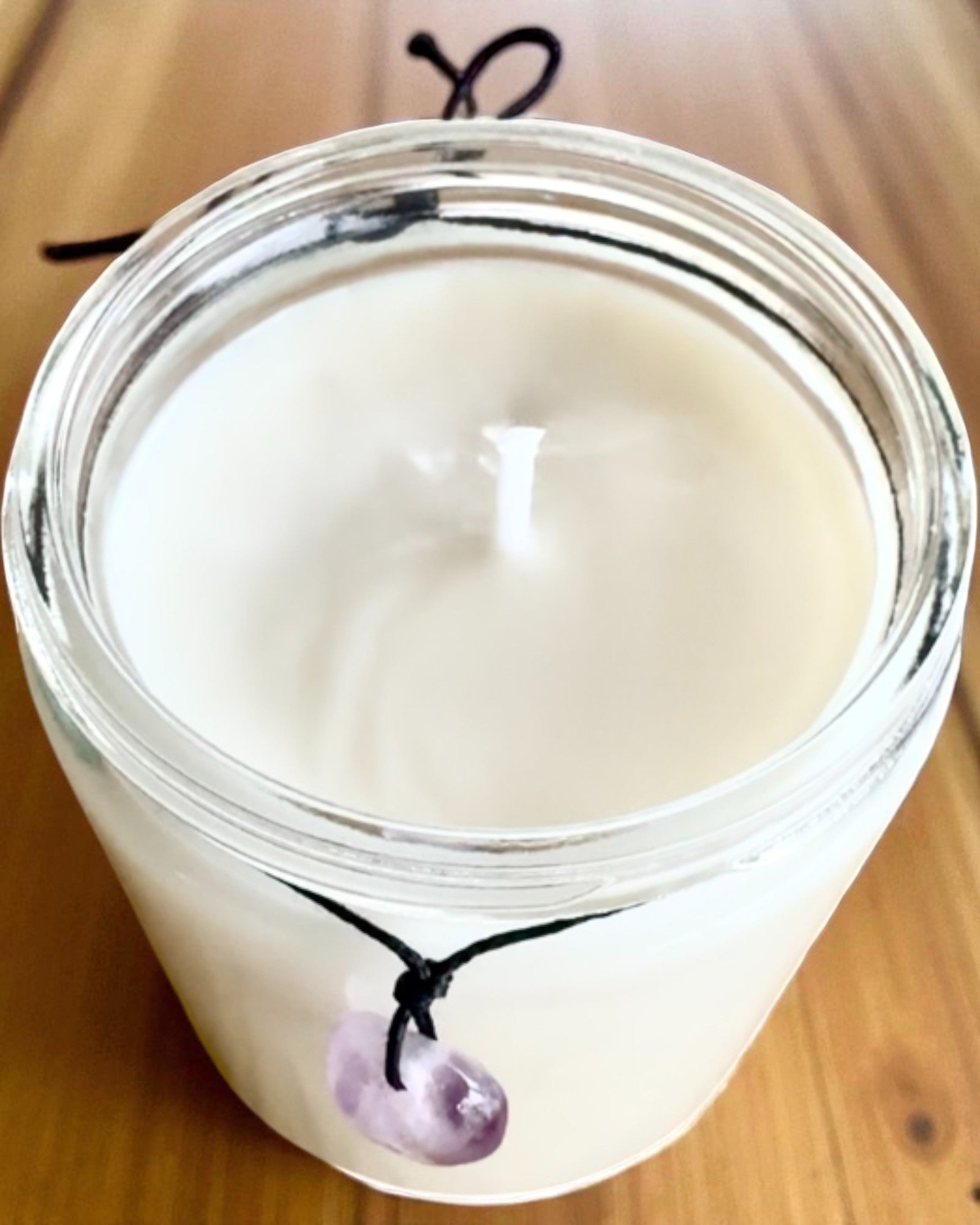 Intensjonslys av soyavoks Ametyst – ro, harmoni og renselse, 250 ml, mulighet for personalisering som gave