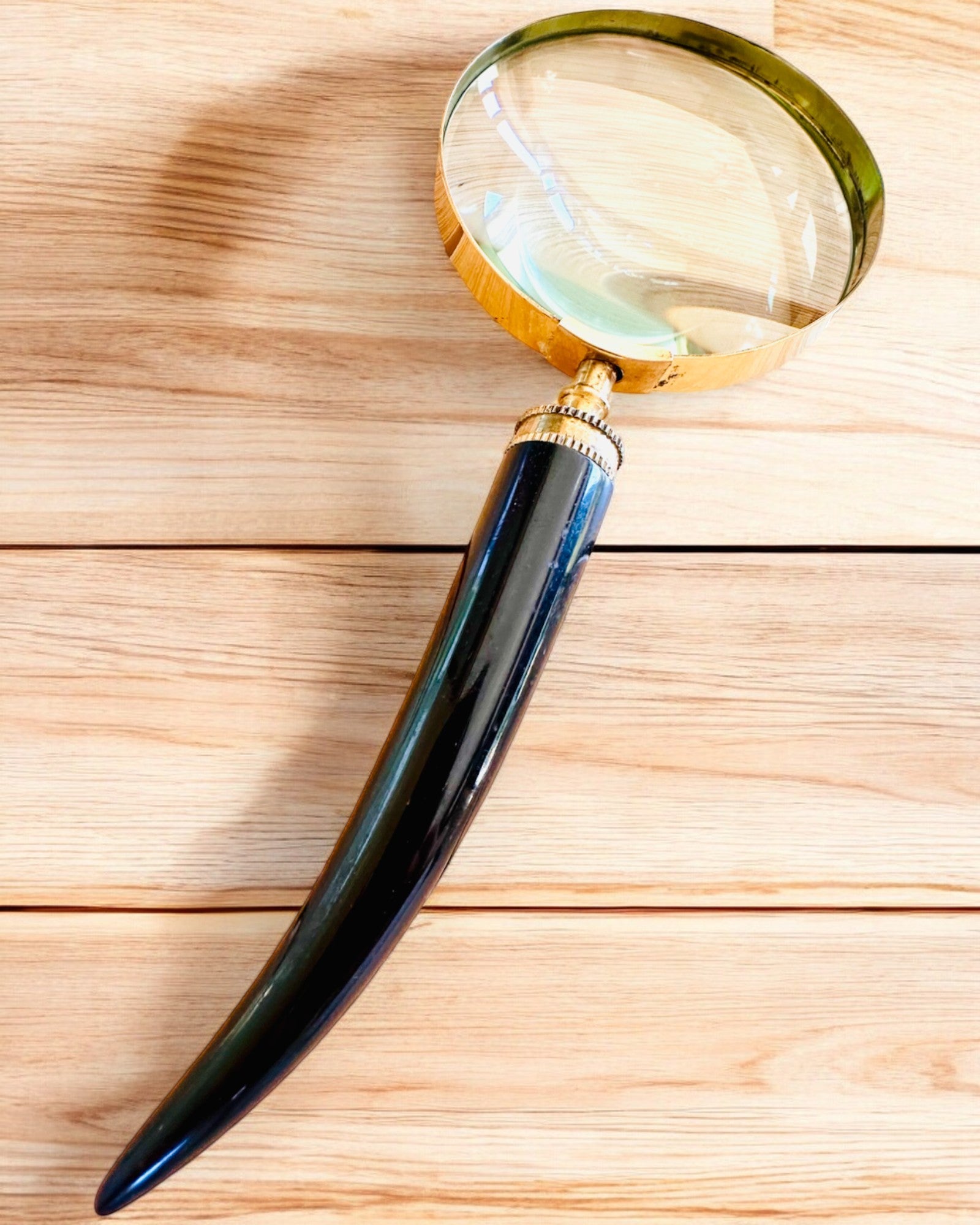 Stor Retro Forstørrelsesglass, mulighet for personalisering som gave med gravering - varianter å velge mellom