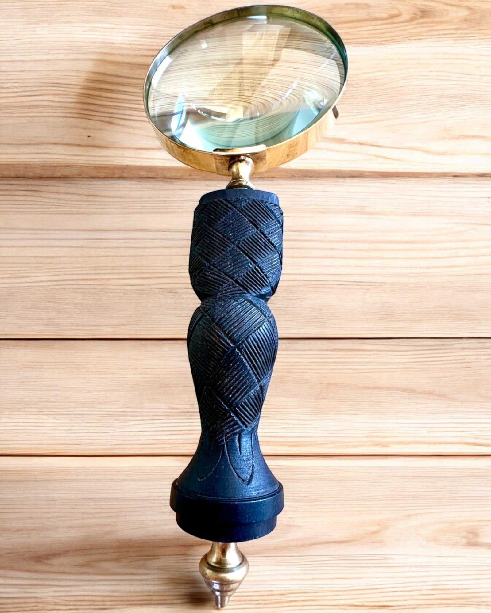 Stor Retro Forstørrelsesglass, mulighet for personalisering som gave med gravering - varianter å velge mellom