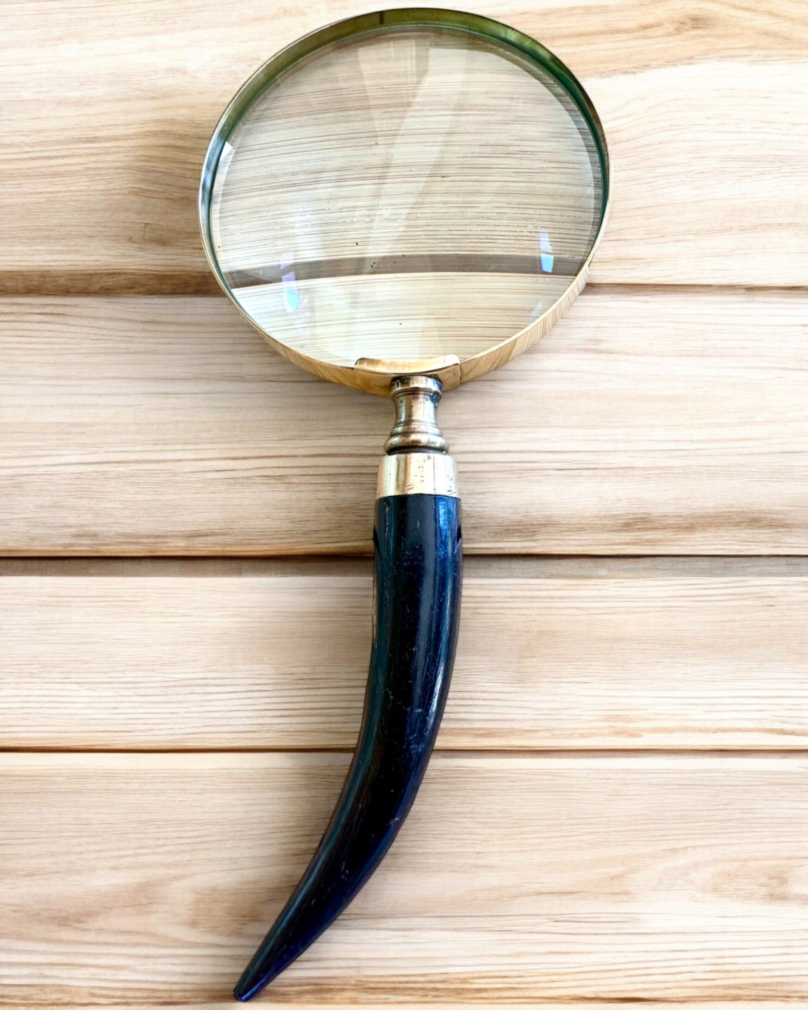 Stor Retro Forstørrelsesglass, mulighet for personalisering som gave med gravering - varianter å velge mellom