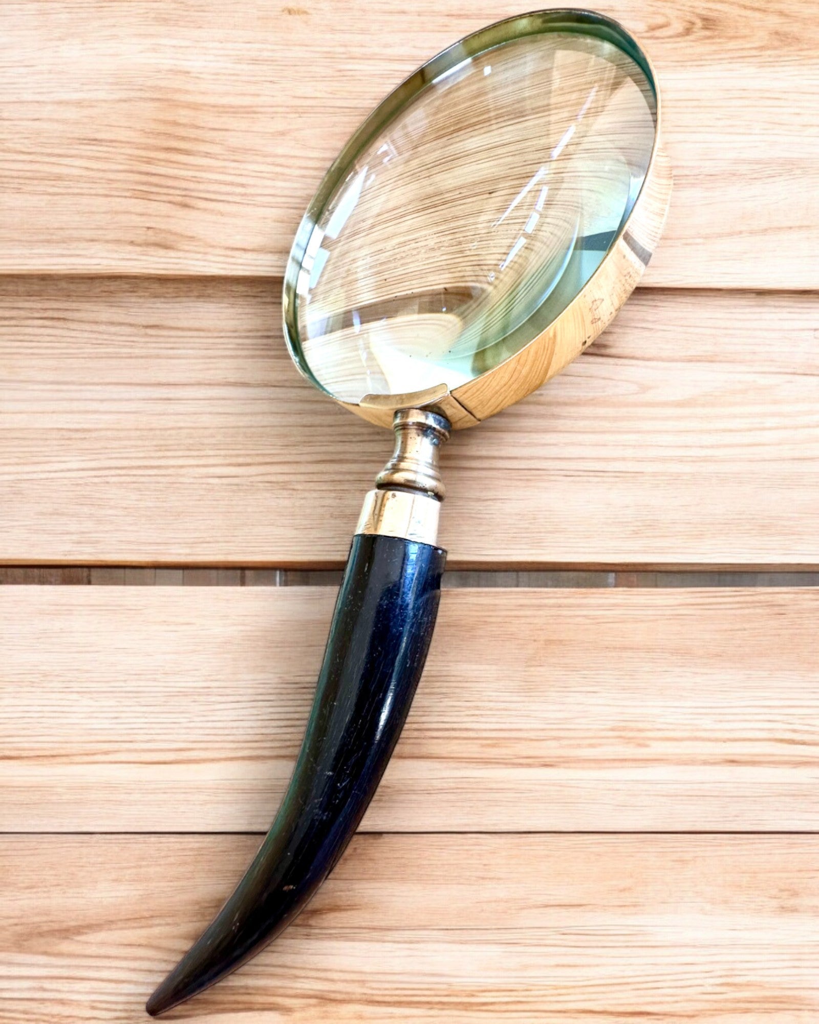 Stor Retro Forstørrelsesglass, mulighet for personalisering som gave med gravering - varianter å velge mellom