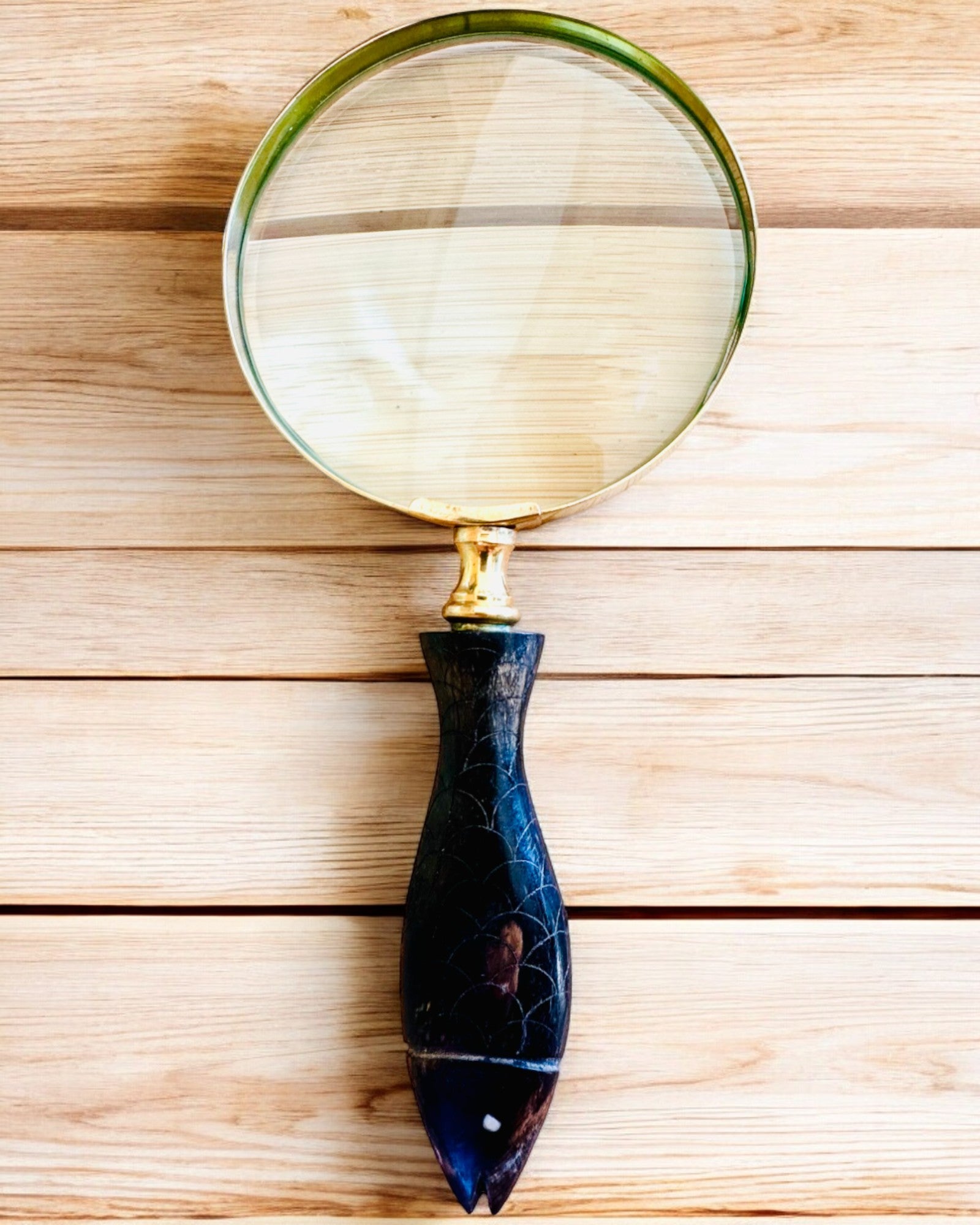 Stor Retro Forstørrelsesglass, mulighet for personalisering som gave med gravering - varianter å velge mellom