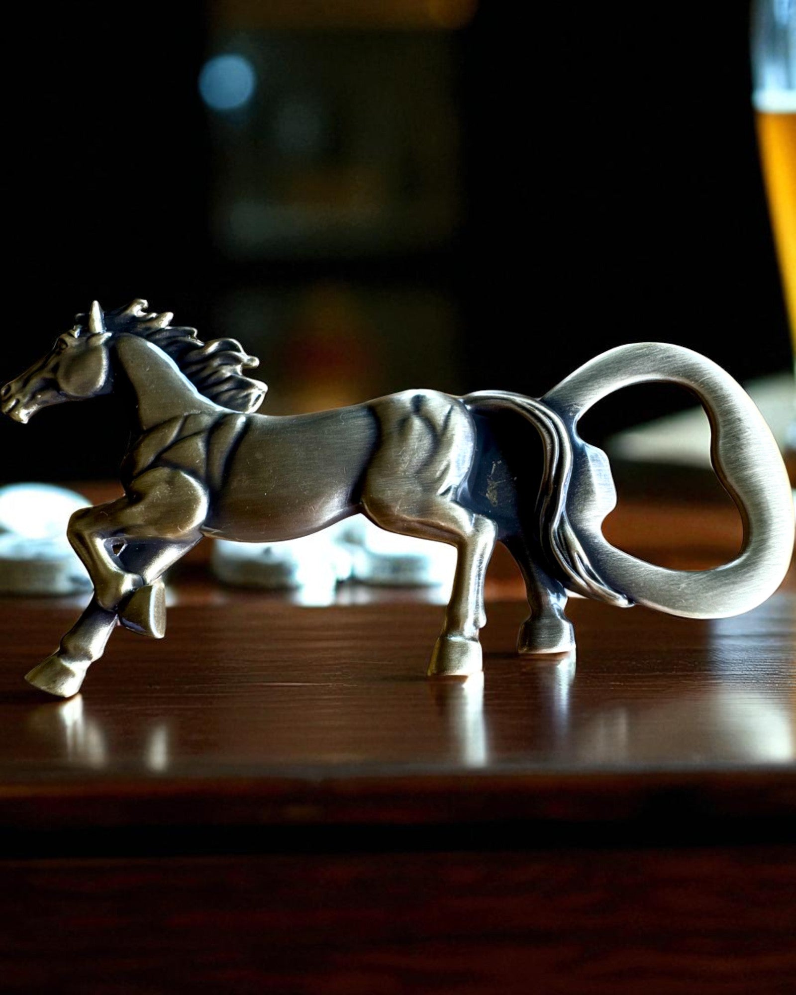 Flaskeåpner Vintage Dyr - 7 varianter, personalisering med gravering som gave