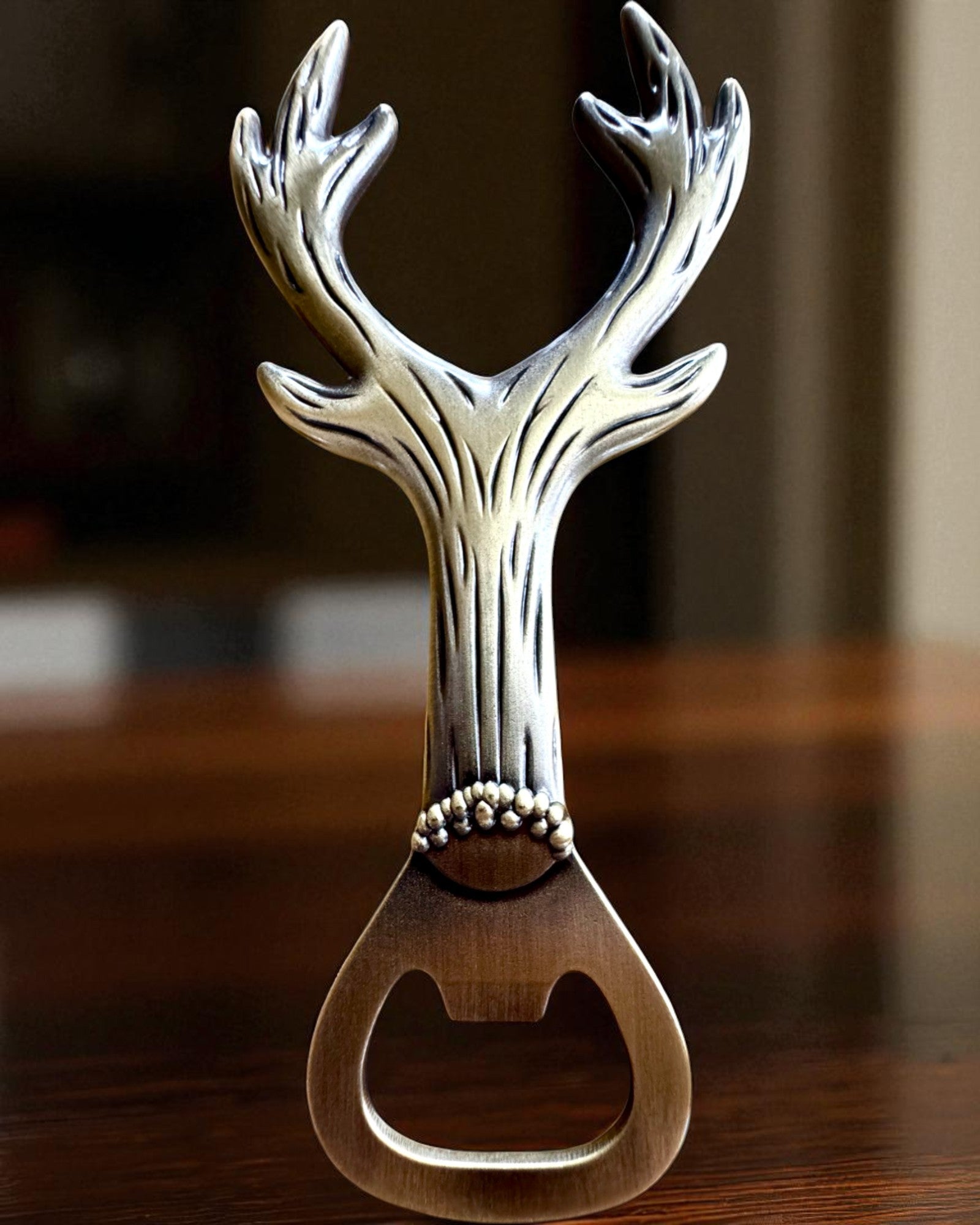 Flaskeåpner Vintage Dyr - 7 varianter, personalisering med gravering som gave