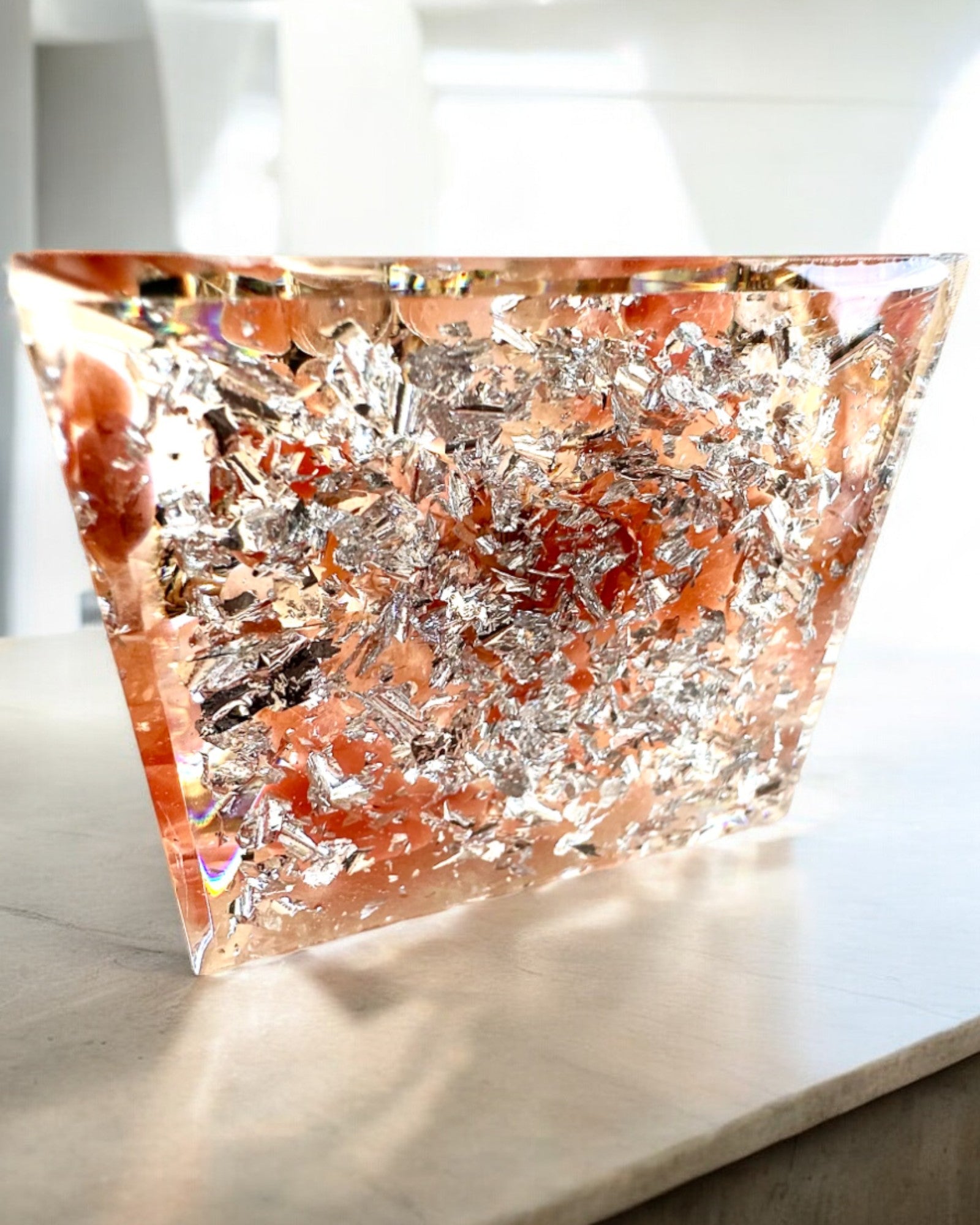 Piramidka Energetyczna "Medytacja Spokoju" med edelstener