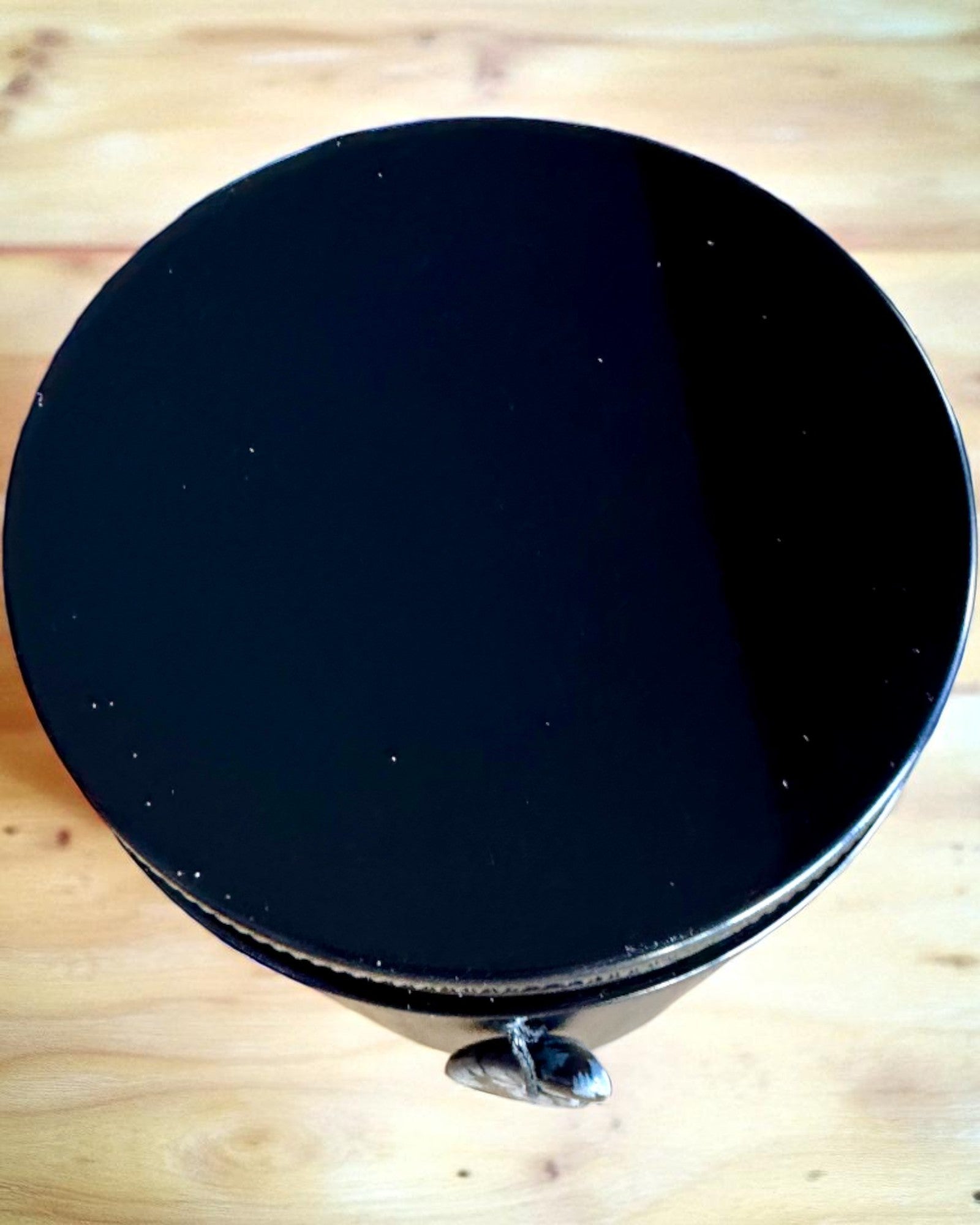 Intensjonslys av soyavoks Obsidians – selvtillit og indre styrke, 250 ml, mulighet for personalisering som gave