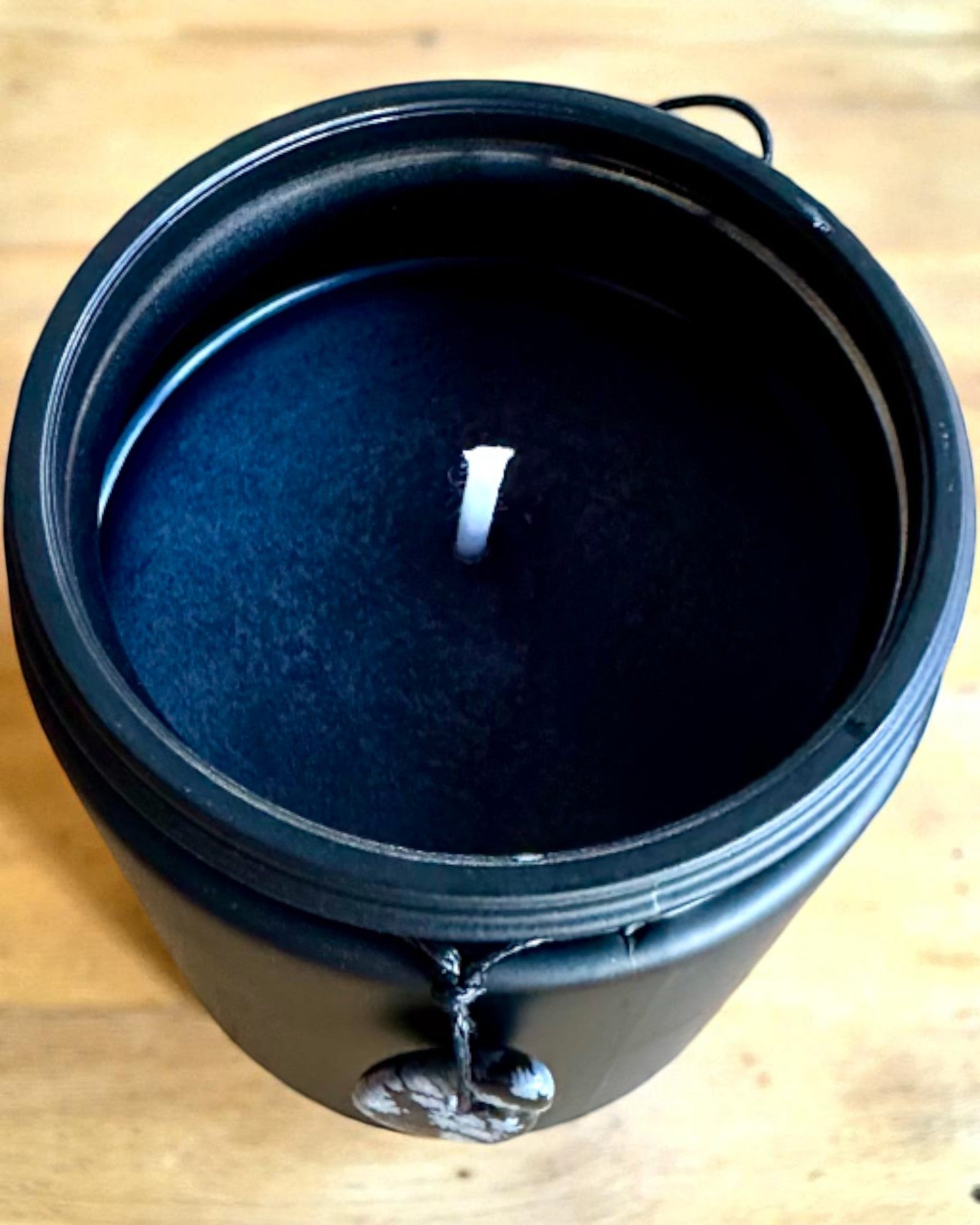 Intensjonslys av soyavoks Obsidians – selvtillit og indre styrke, 250 ml, mulighet for personalisering som gave