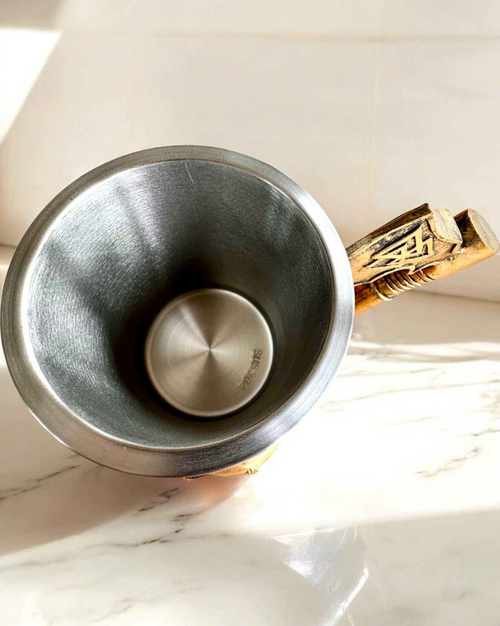 Karnawałowy Kufel Wojownika - 600 ml, 16 cm høy, mulighet for personlig gravering som gave