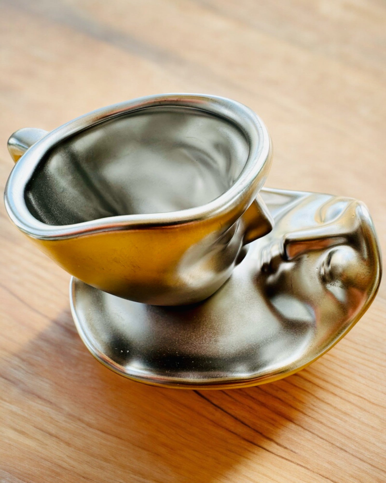 Elegante Keramiske Kopper "Maska" – Sett med 2 stk. - mulighet for personlig gravering som gave