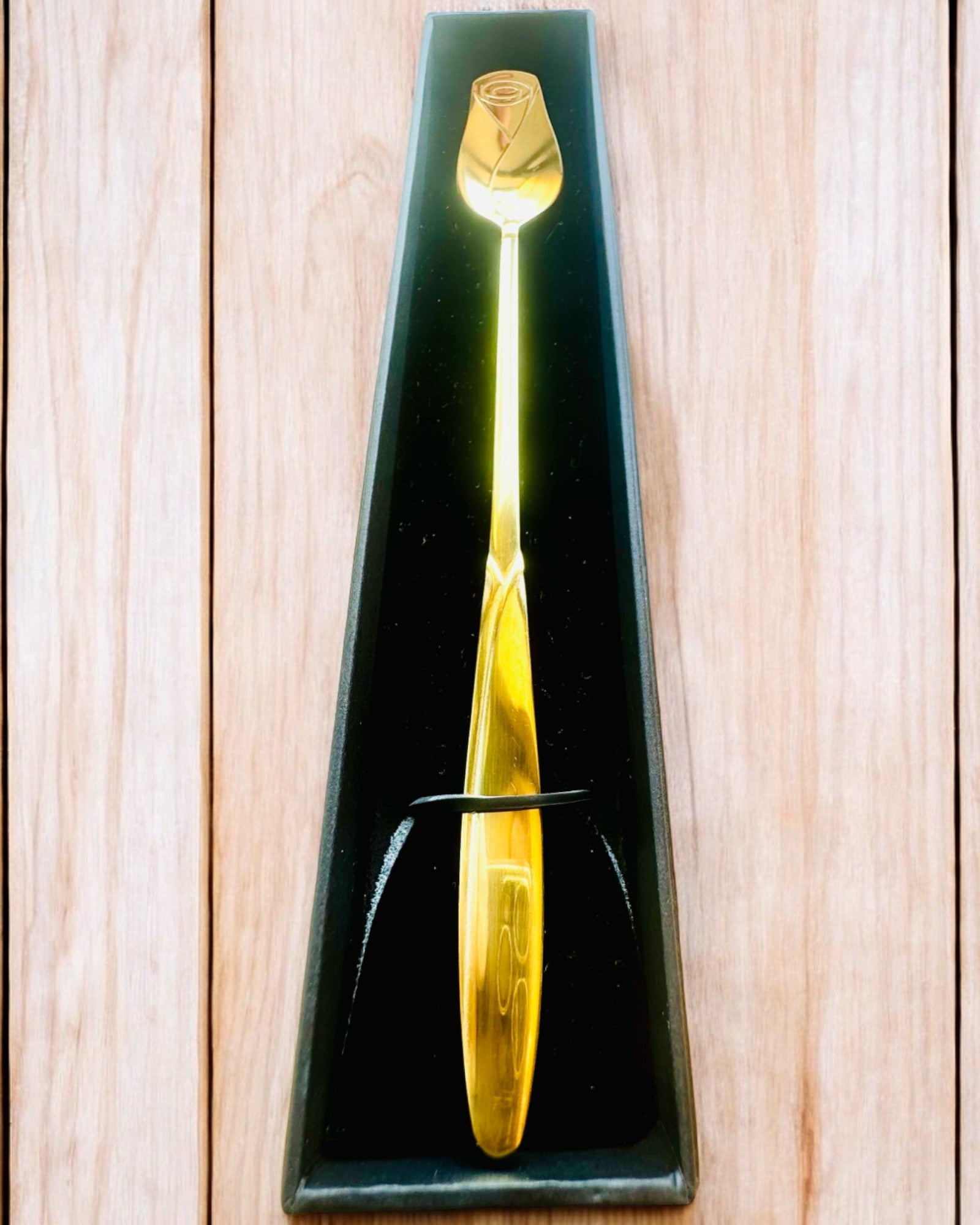 Personlig Rose Skje med Gravering Alternativ som gave - 3 fargevarianter å velge mellom