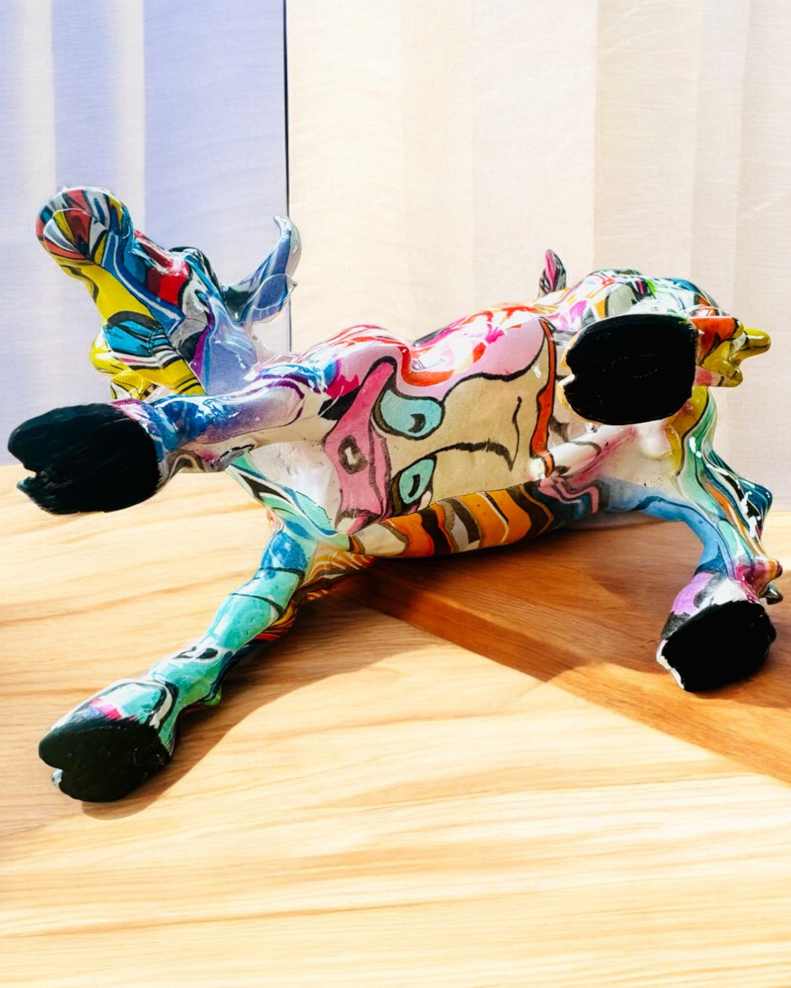 Dekorativ skulptur Okse "BullArt" – Unik kunst med mulighet for gravering - 4 fargevarianter, for personlig gave