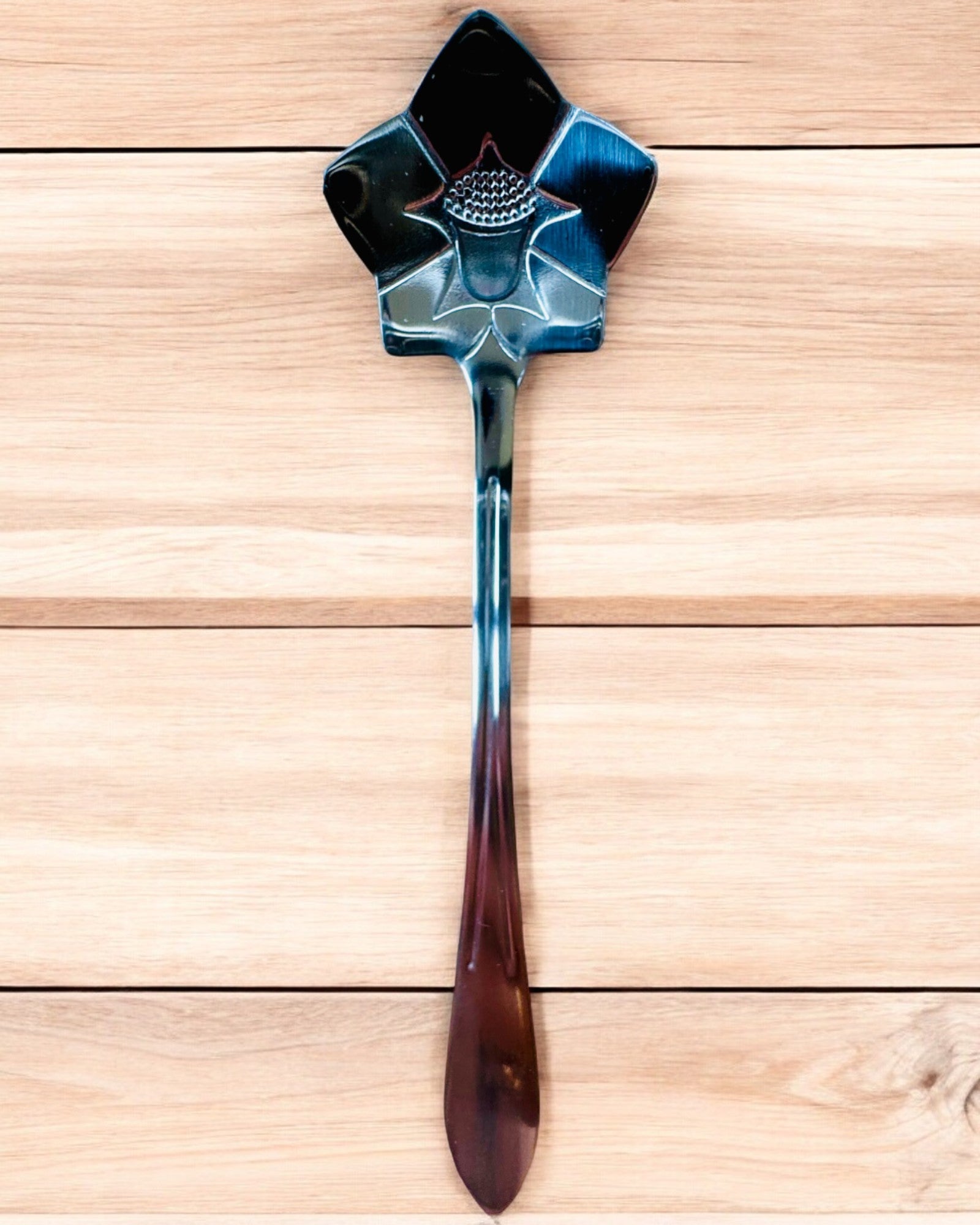 Elegant skje "Blomster Eleganse" – Personlig gave, gravering, 7 varianter å velge mellom