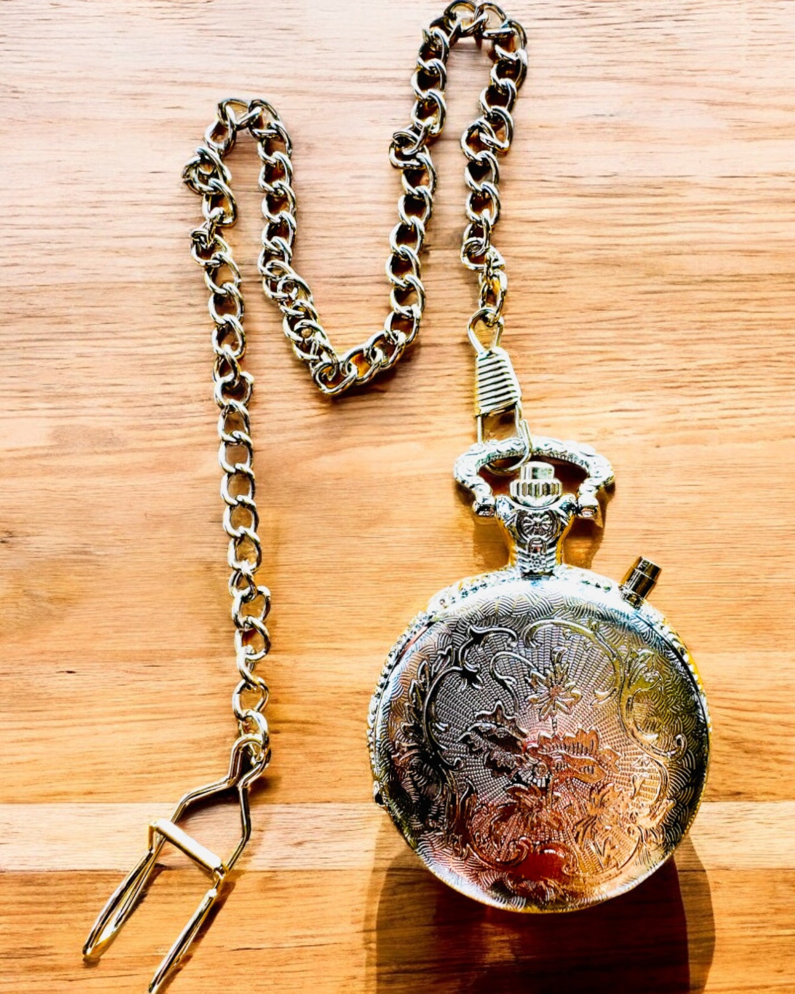 Lommeur "Motorsykkel Eleganse 2" – Gravering for gave, 3 fargevarianter