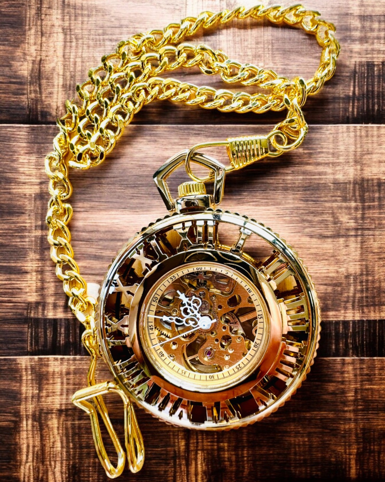 Lommeur "Mechanica Heritage" med personaliseringsalternativ