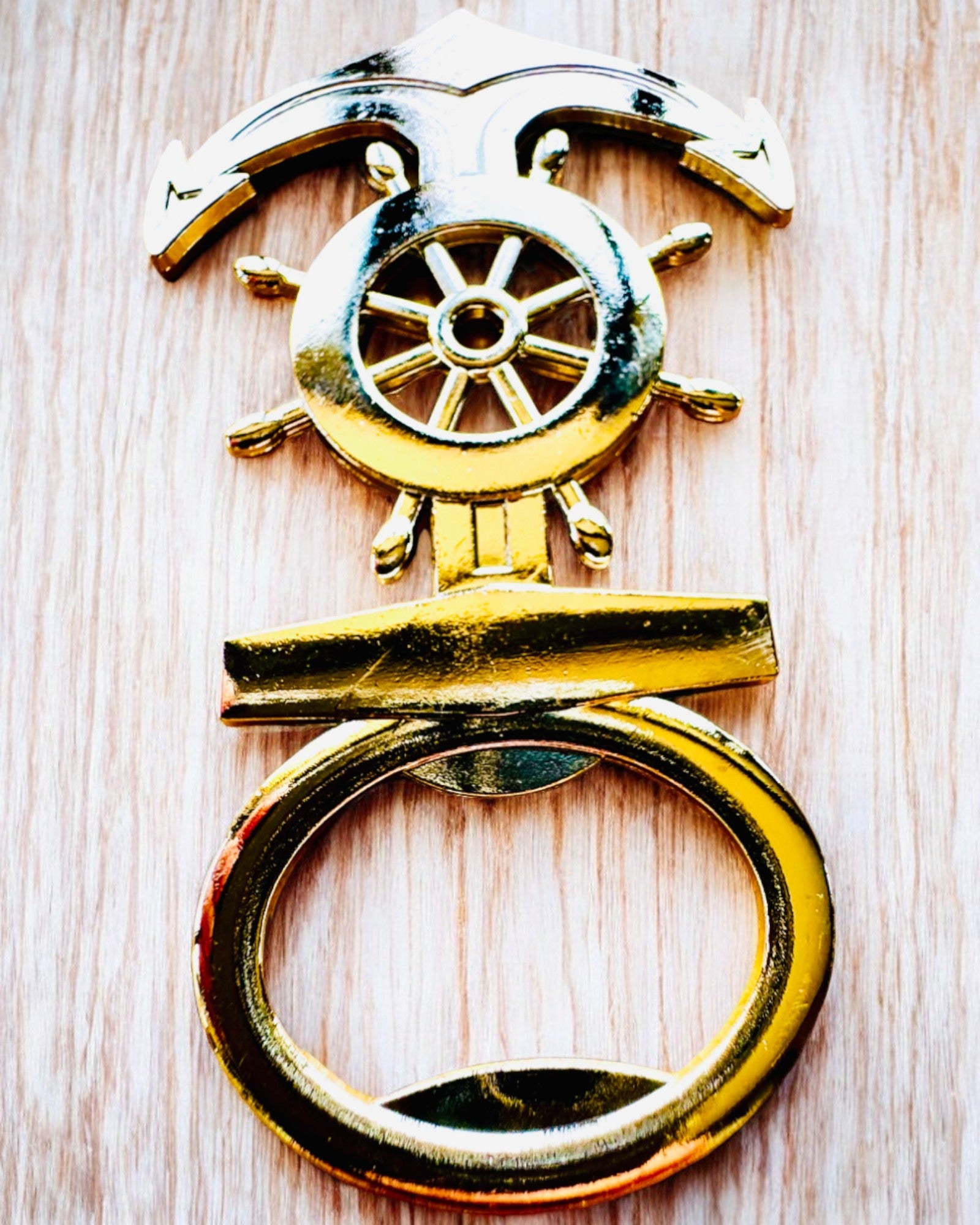 Kapteinsflaskeåpner - mulighet for personlig gravering, sølvfarge