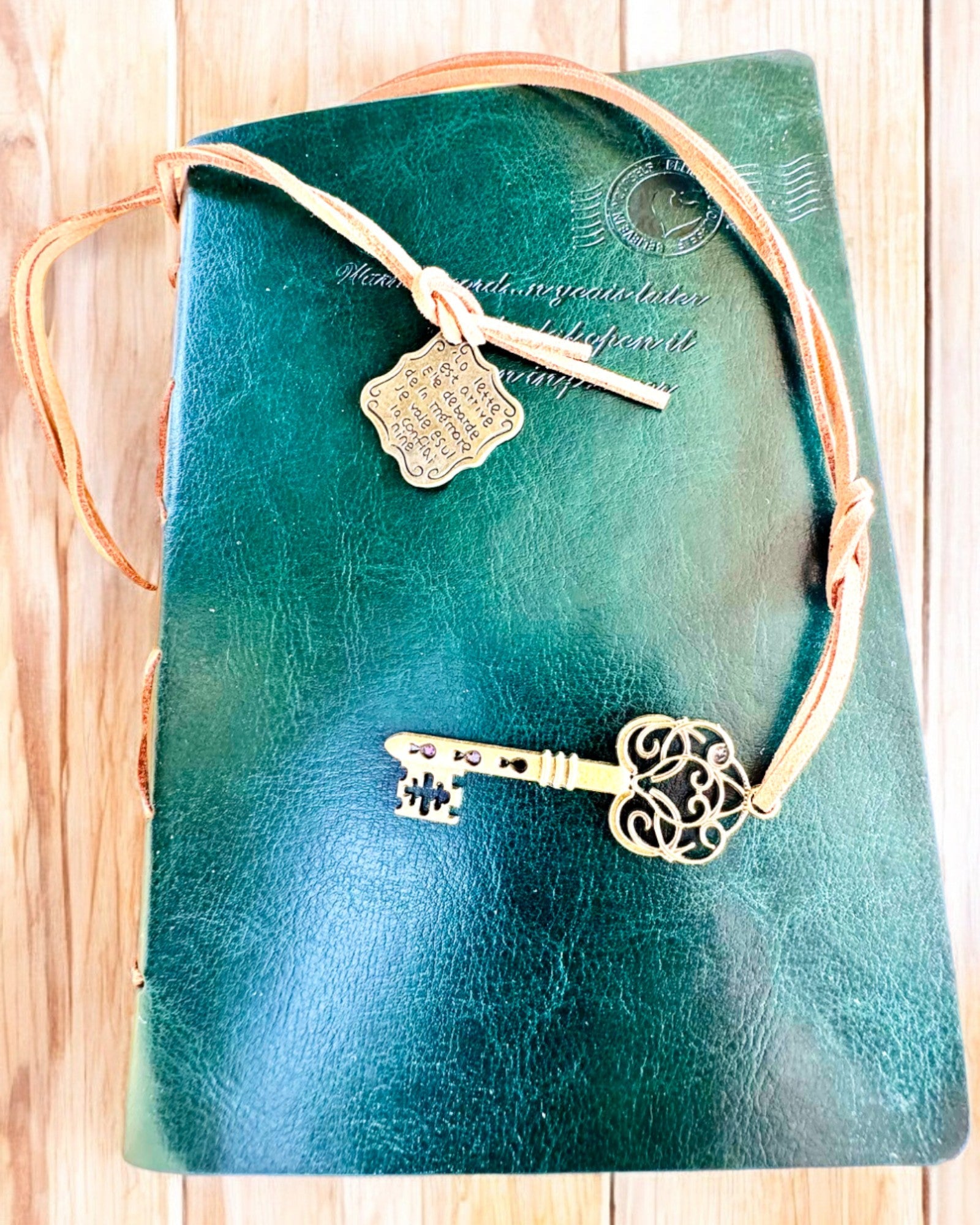 Vintage notatbok "Klucz Przeszłości" - Mulighet for gravering som gave, notatbok