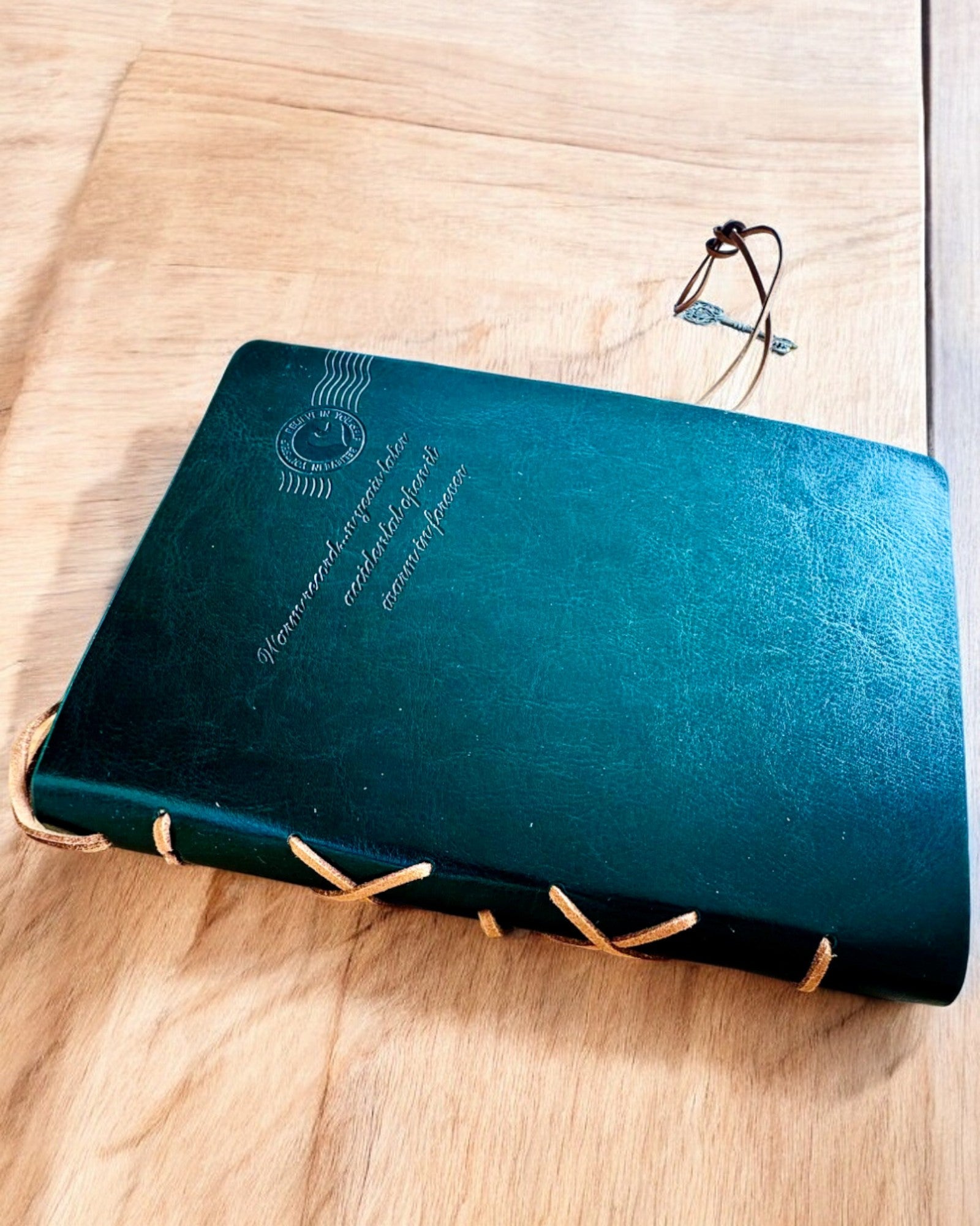 Vintage notatbok "Klucz Przeszłości" - Mulighet for gravering som gave, notatbok