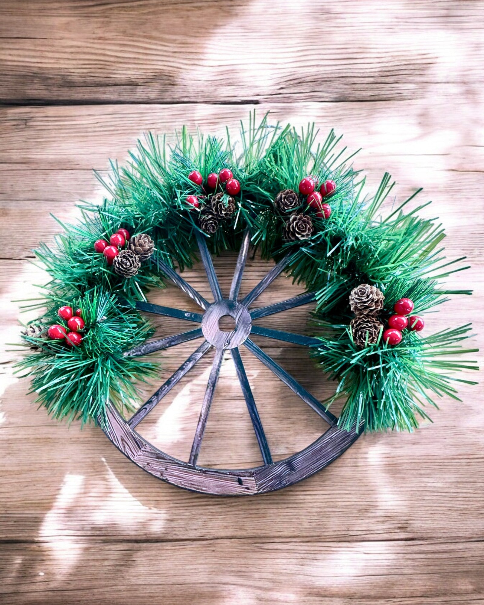 Dekorasjonssett 3 x Julekranser "Wesoła Gwiazda" - mulighet for personlig gravering som gave