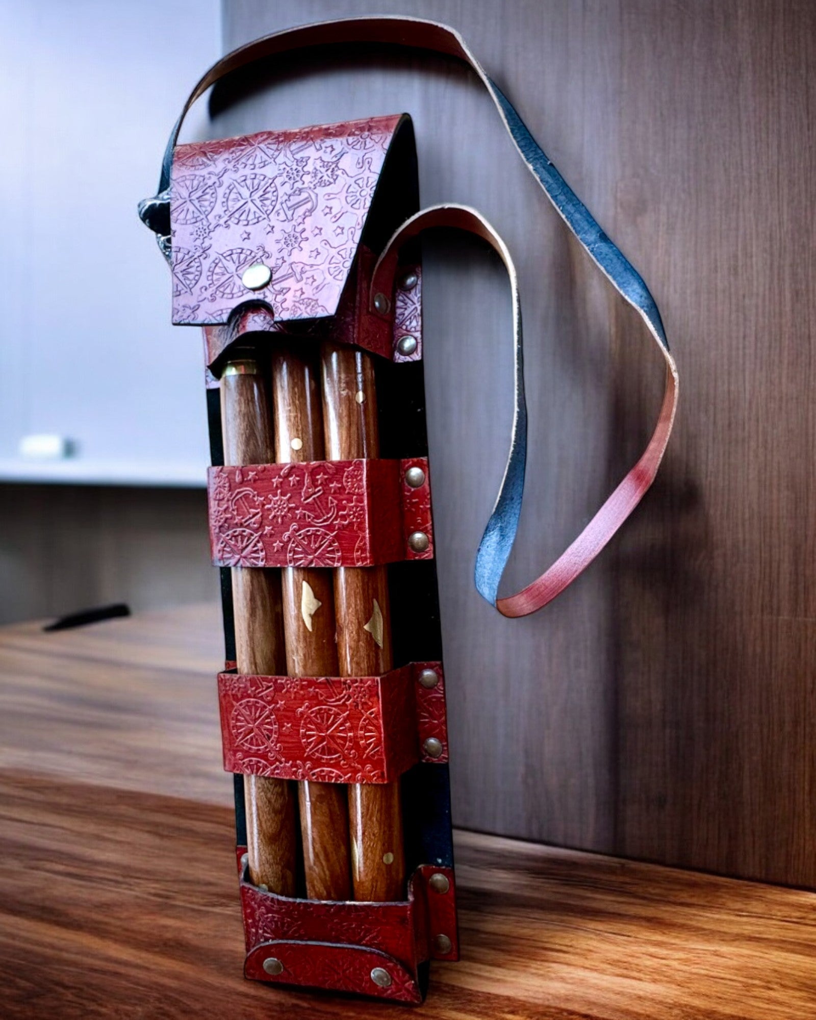 Skinnetui, deksel for Spaserstokker - mulighet for personlig gravering som gave