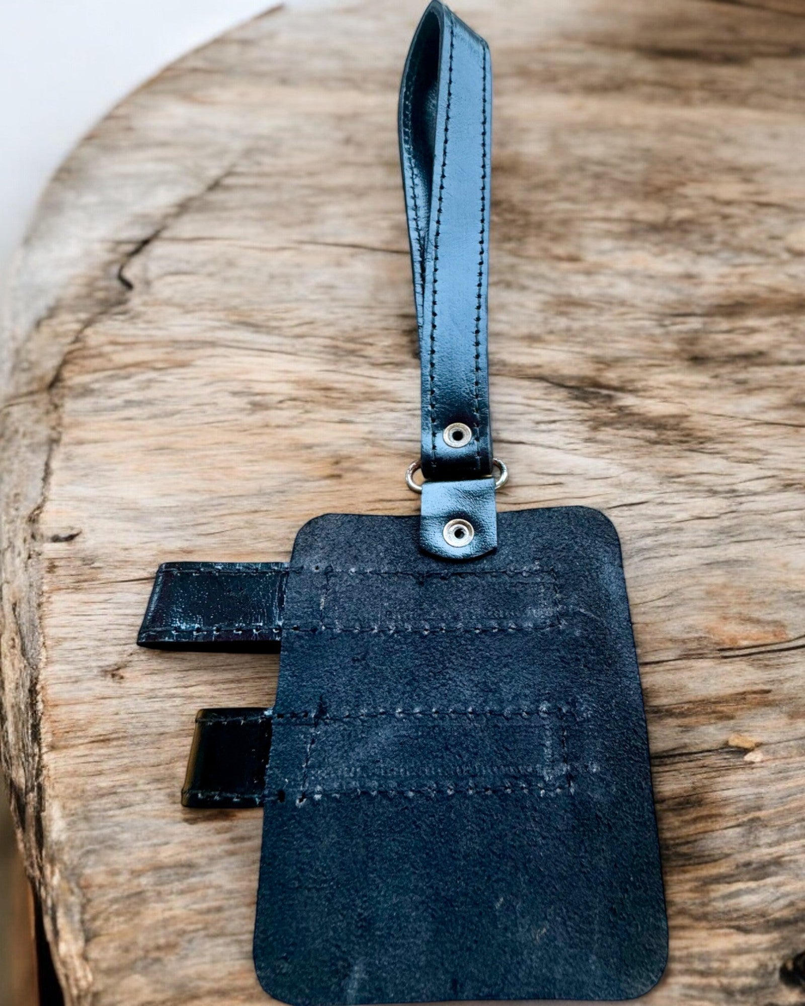 Håndlagde Black Panther-trekket til Stokk med Gravering Alternativ - Håndlaget av Naturlig Skinn