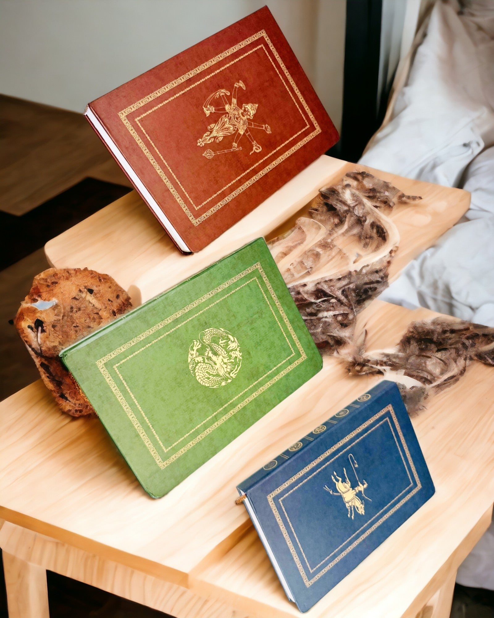 Vintage brun notatbok med dekorativt omslag i retrostil – Oppdagerens notatbok – Brun, Vintage