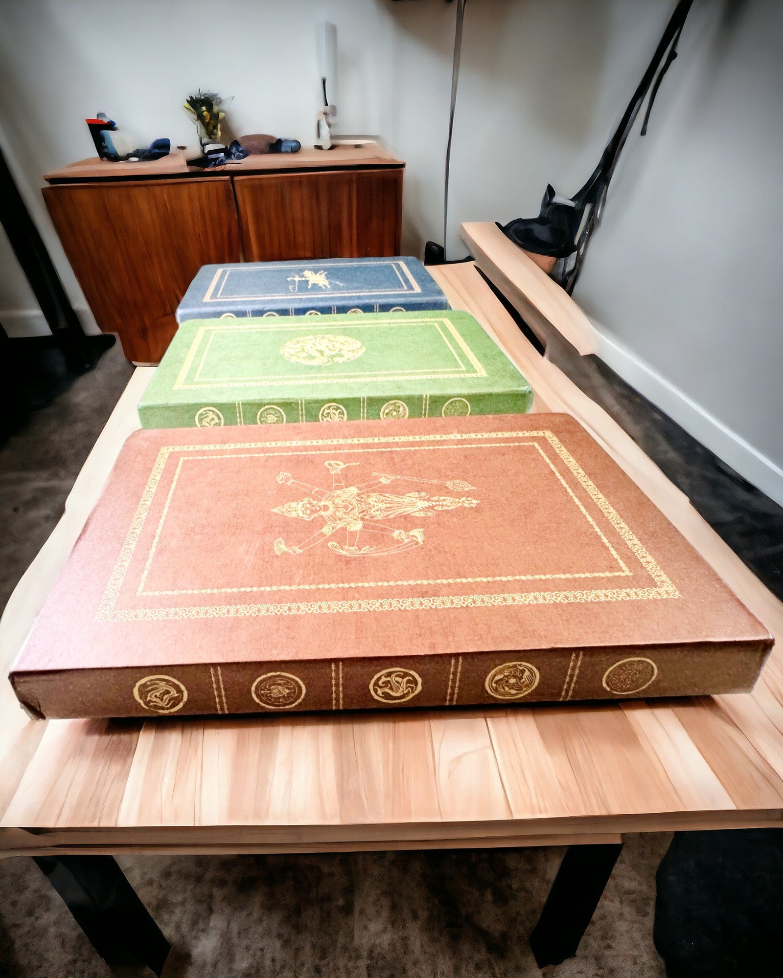 Vintage brun notatbok med dekorativt omslag i retrostil – Oppdagerens notatbok – Brun, Vintage