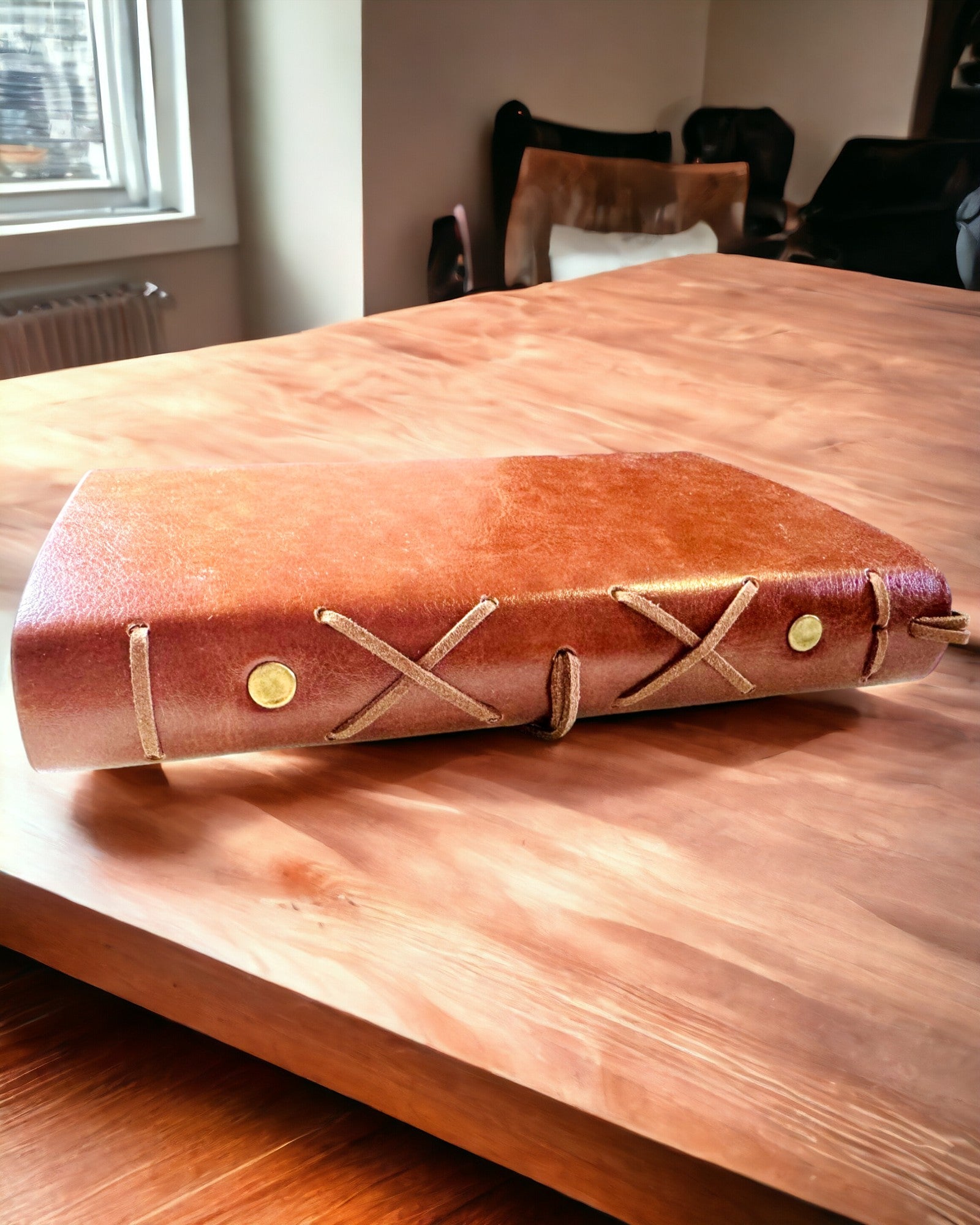 Vintage Seilnotatbok A6 eller A7 størrelse - med Kompassmotiv og Lagrede Sider - Tilgjengelig i forskjellige Fargevarianter, mulighet for gravering