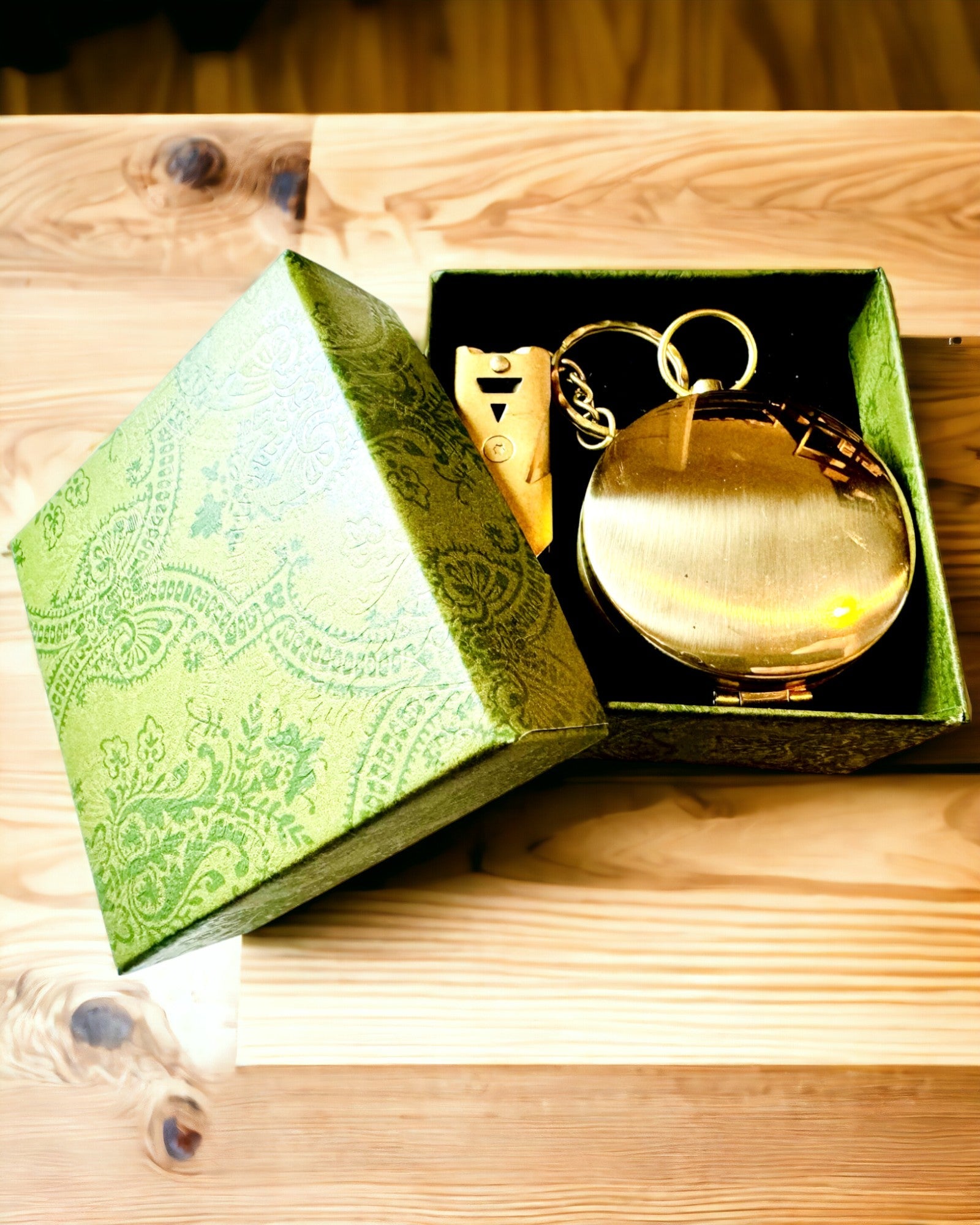 Elegant Sett med Kompass og Signalfløyte