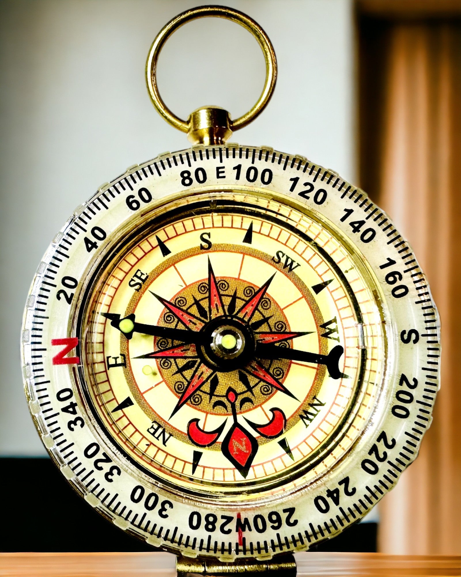 Elegant Sett med Kompass og Signalfløyte