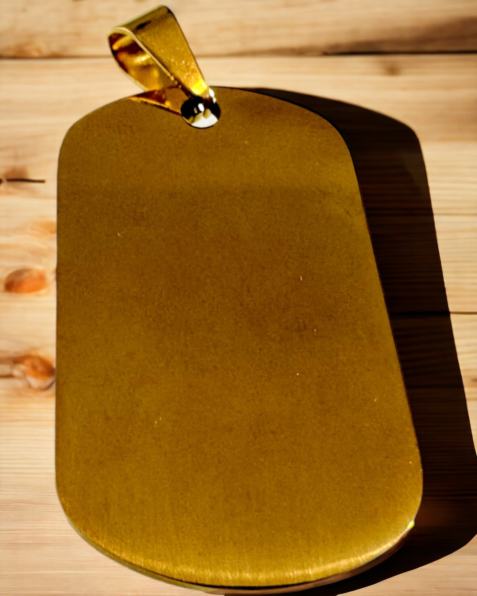 Militært Anheng med Gravering - Retro Stil i Ulike Farger