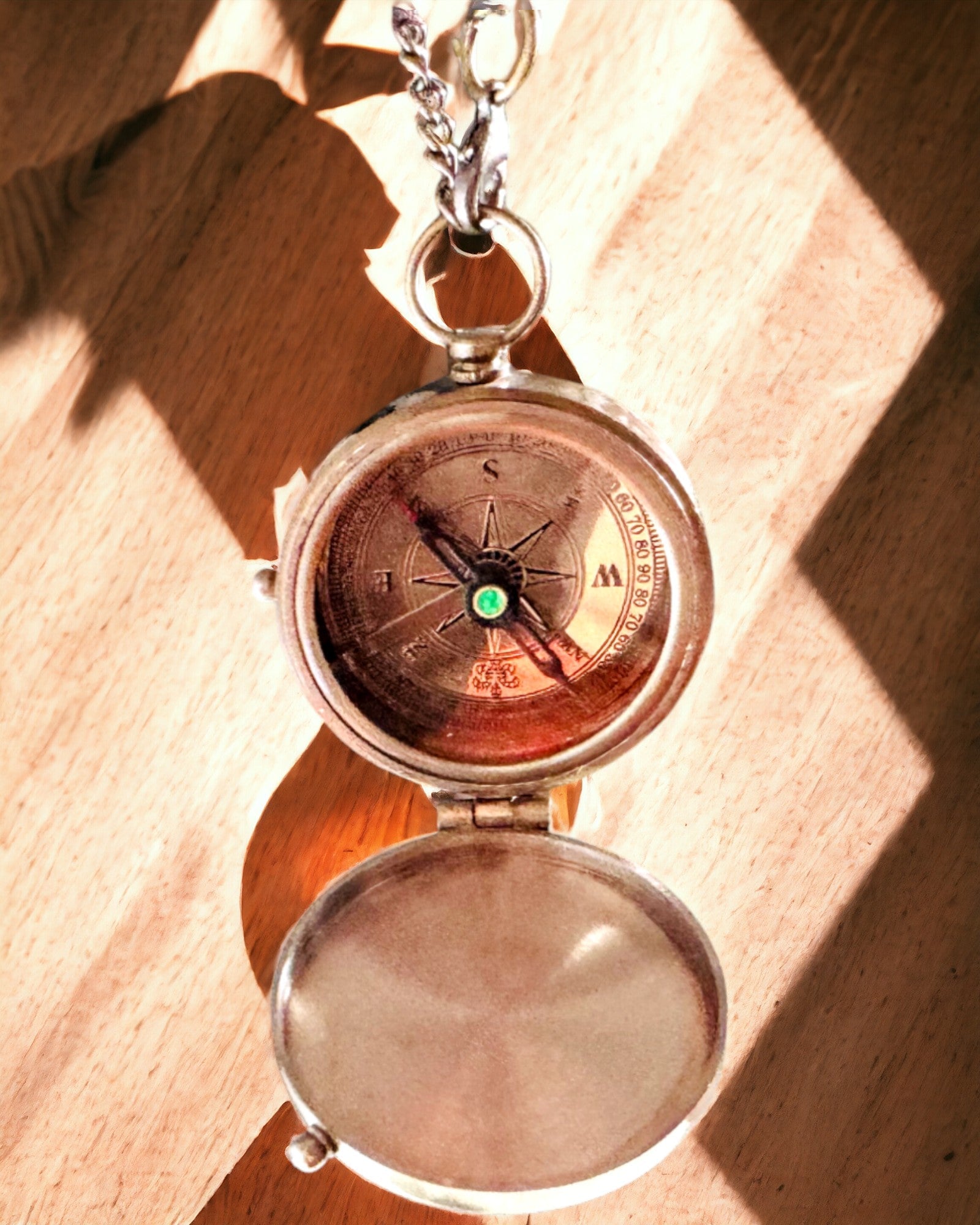 Kompas Indyjski Odysseus – Retro Explorerens Perle - mulighet for gravering