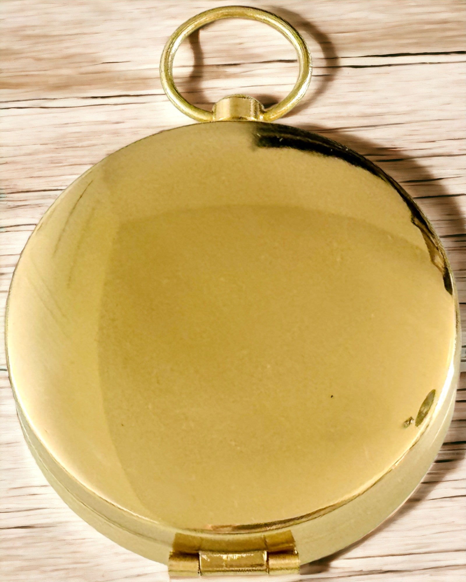 Vanntett Messingkompass med Glødeffekt - Nødvendighet for Fotturer og Camping, personlig tilpasning med gravering