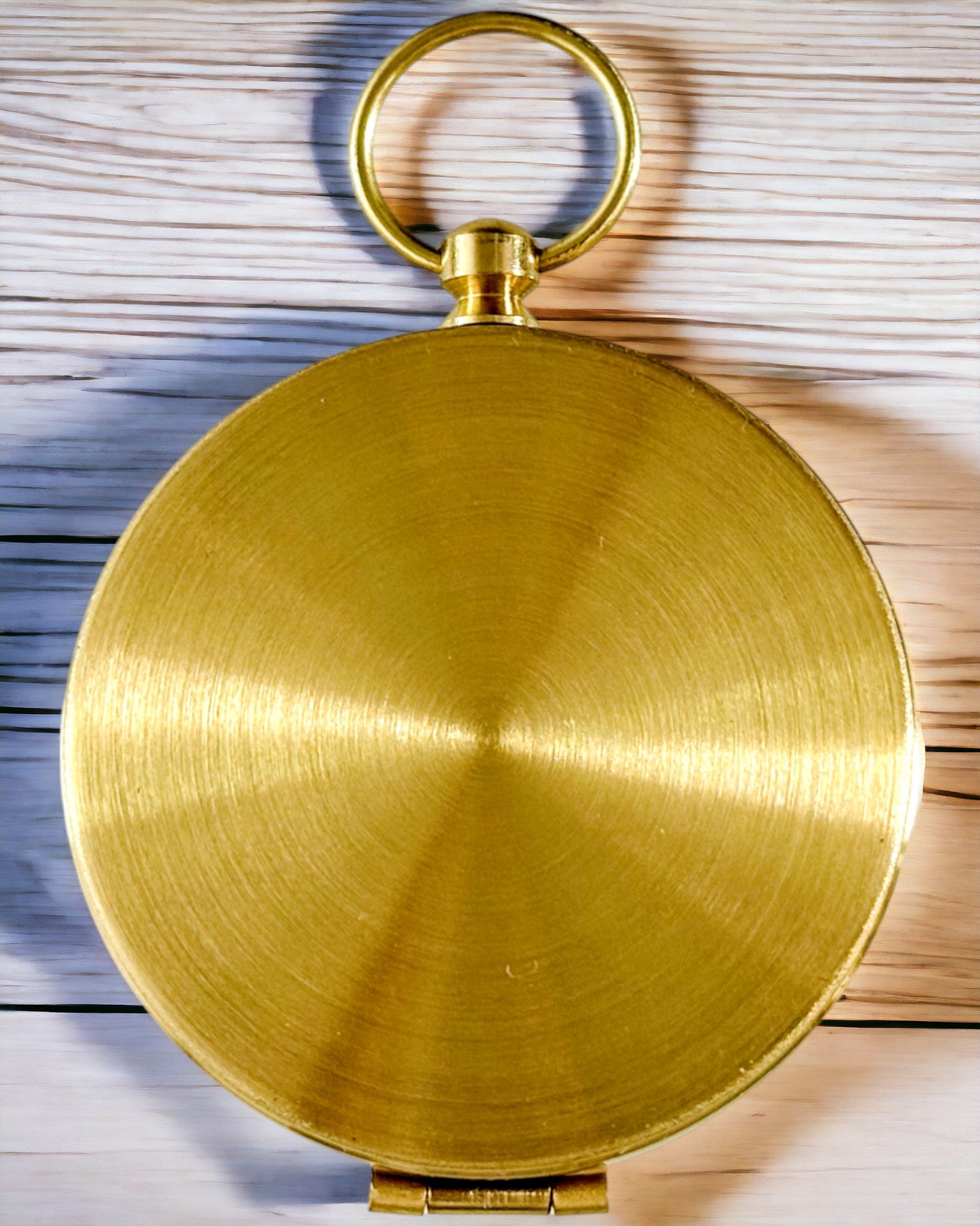 Vanntett Messingkompass med Glødeffekt - Nødvendighet for Fotturer og Camping, personlig tilpasning med gravering