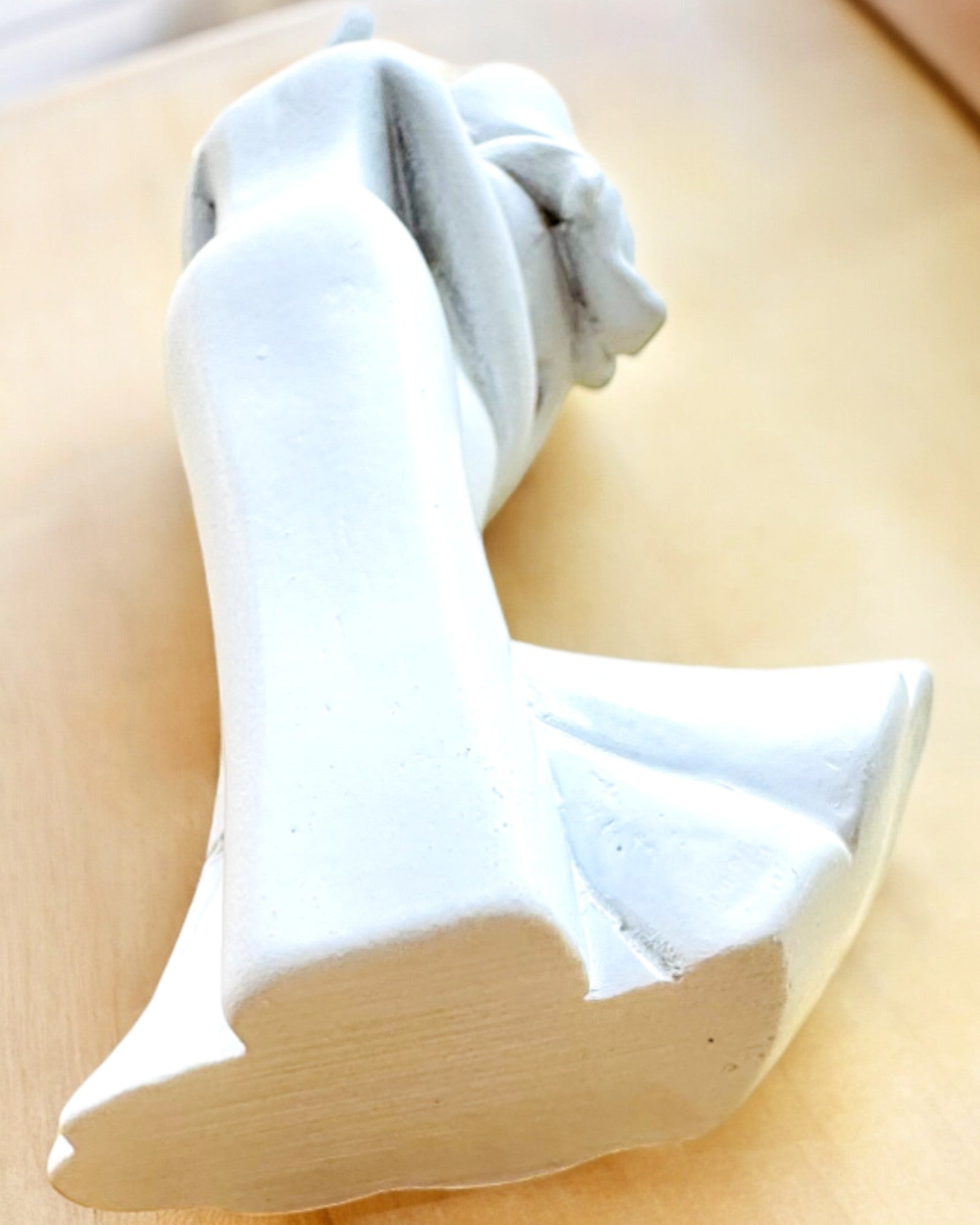 Elegant Forbindelse - Liten Dekorativ Figur med Gravering Alternativ - farge hvit