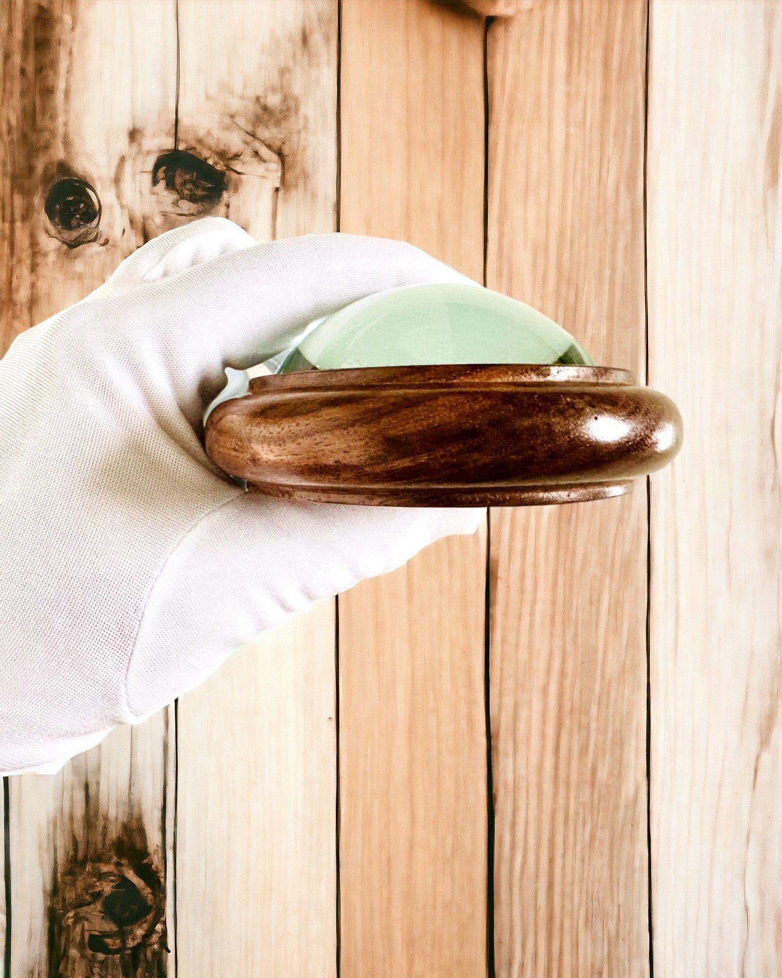 Trebåtkompass med Mulighet for Gravering – Håndlaget, Håndverk