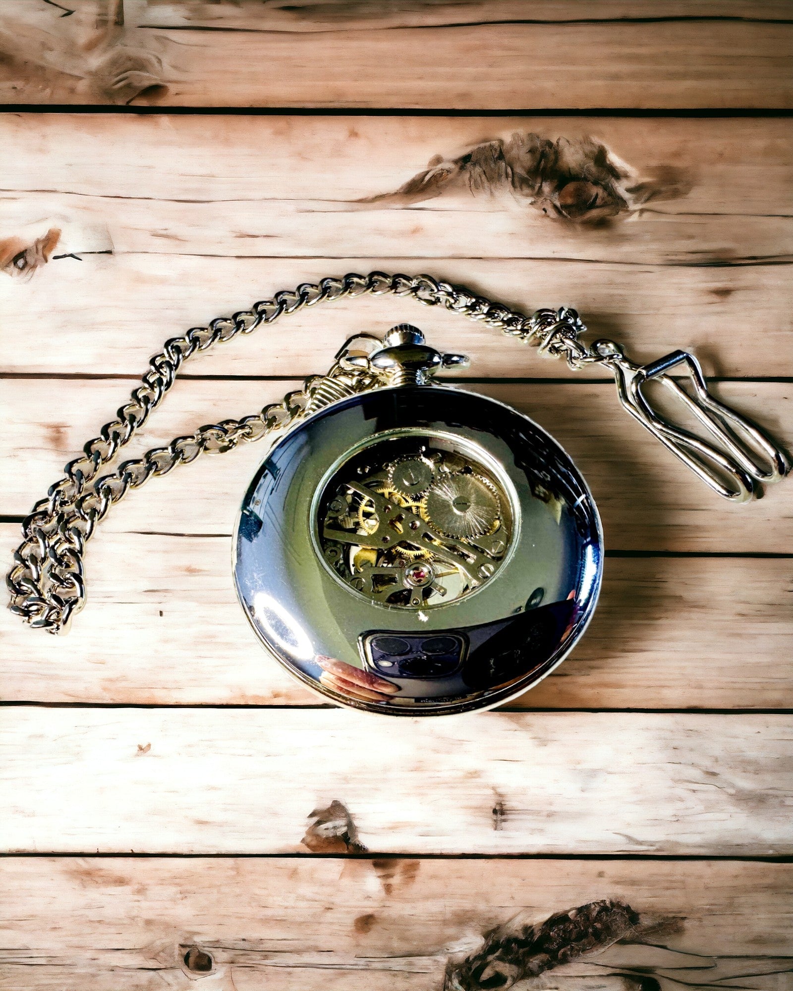 Lommeur "Heritage Timekeeper" med mulighet for gravering