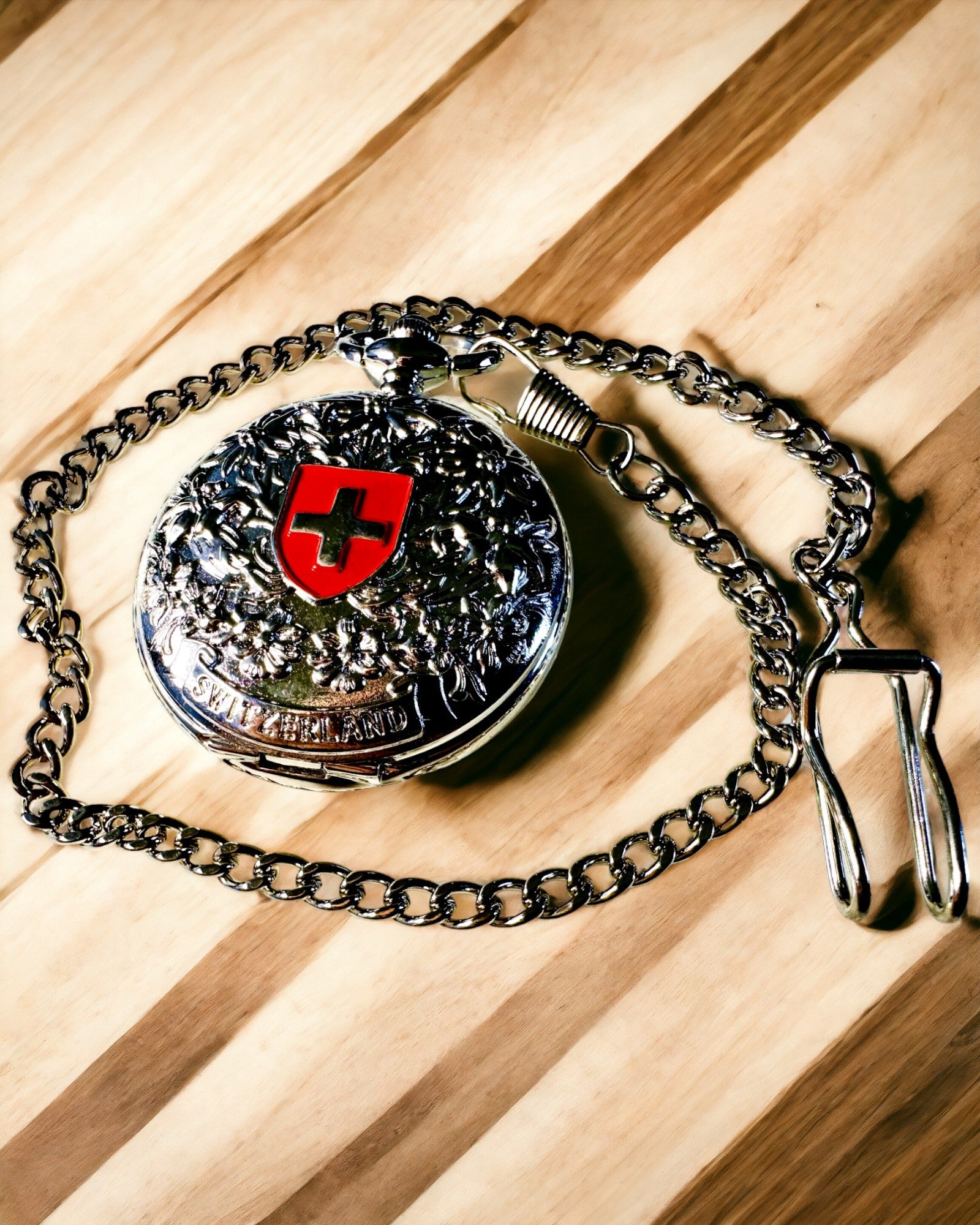 Lommeur "Heritage Helvetia" med Mulighet for Gravering