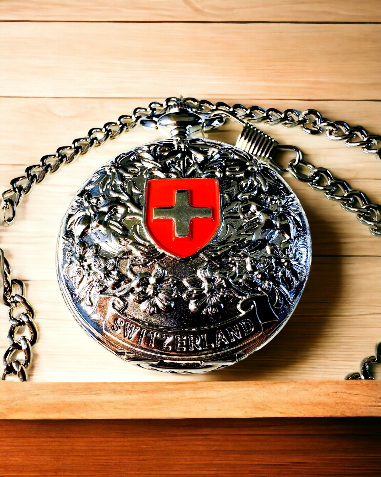 Lommeur "Heritage Helvetia" med Mulighet for Gravering