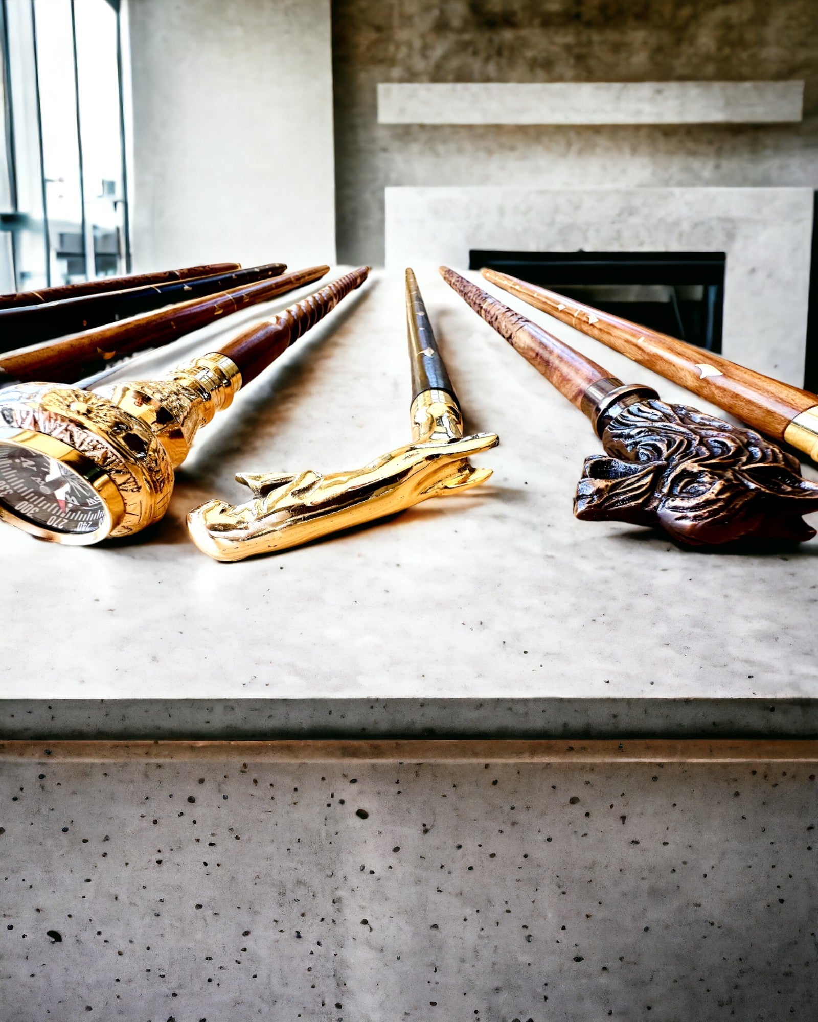 Spaserstokk "Jaguar Elegance" i Mango-tre - mulighet for personalisering med gravering