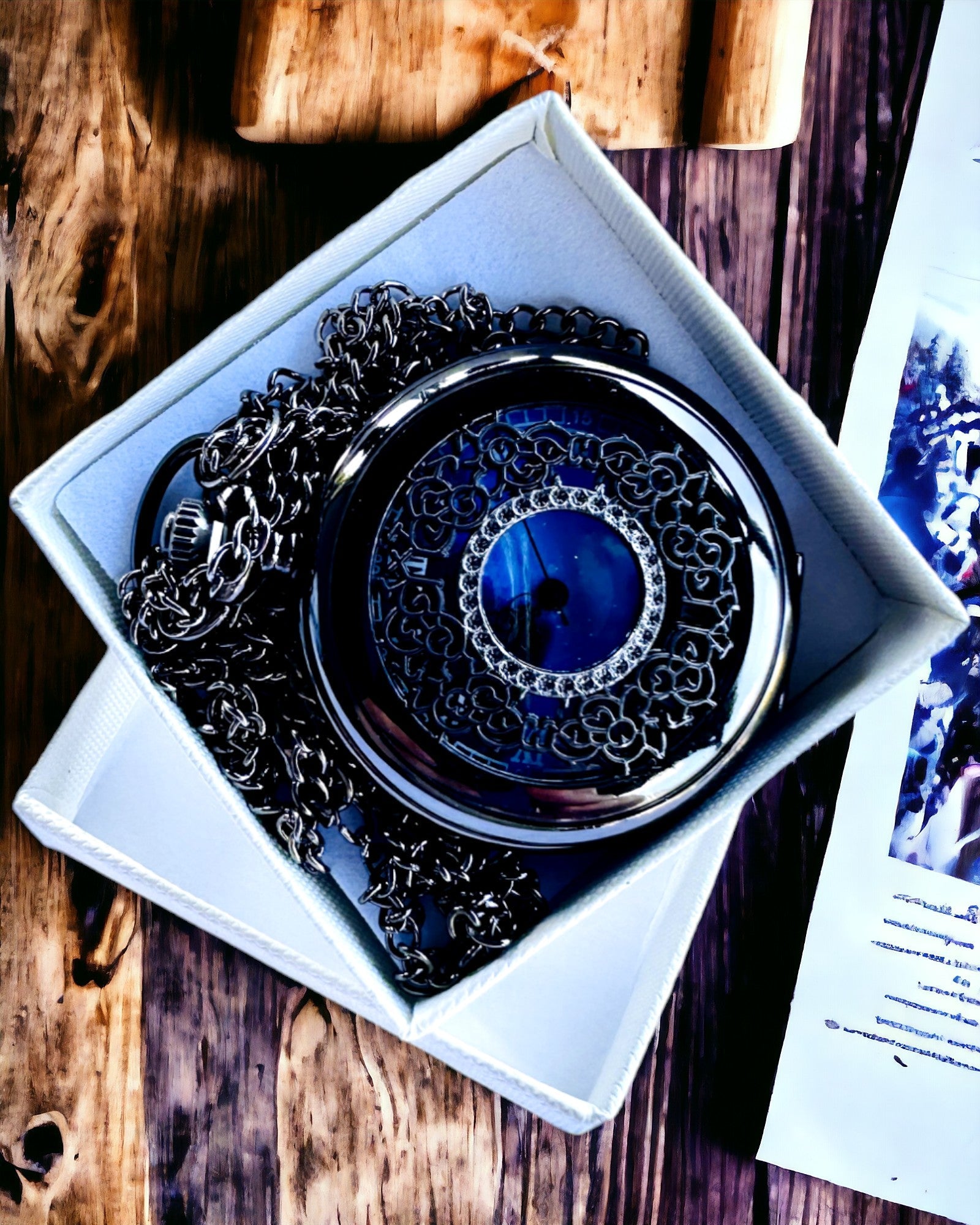 Lommeur "Eternum", personalisering som gave med gravering