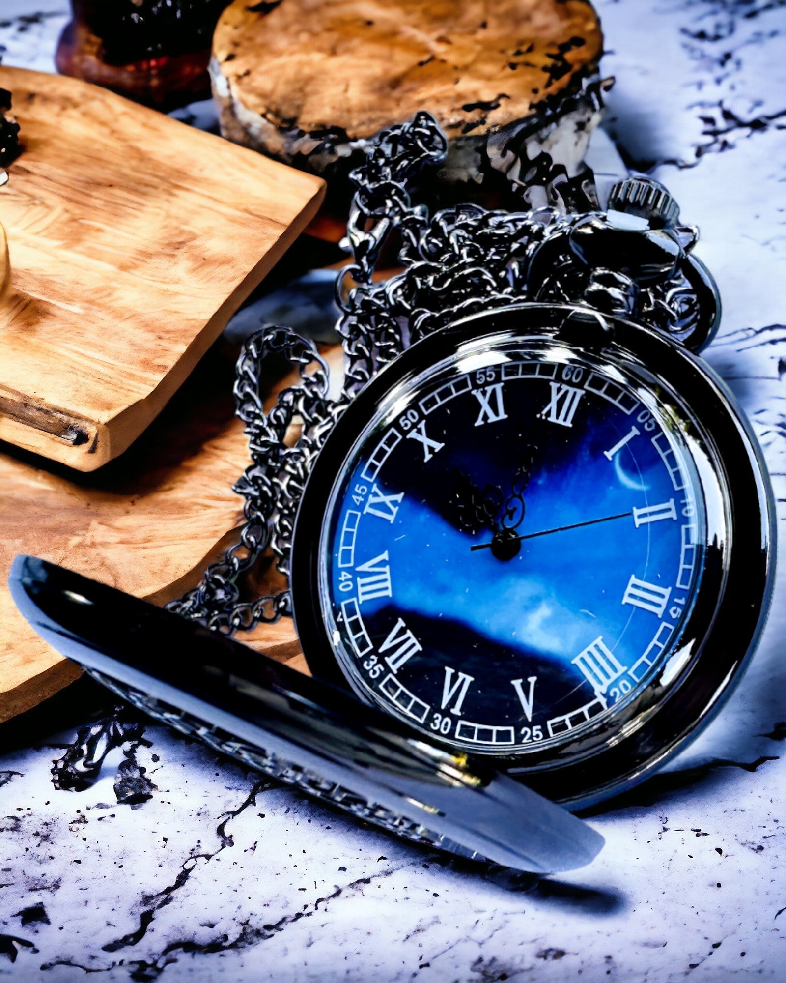 Lommeur "Eternum", personalisering som gave med gravering