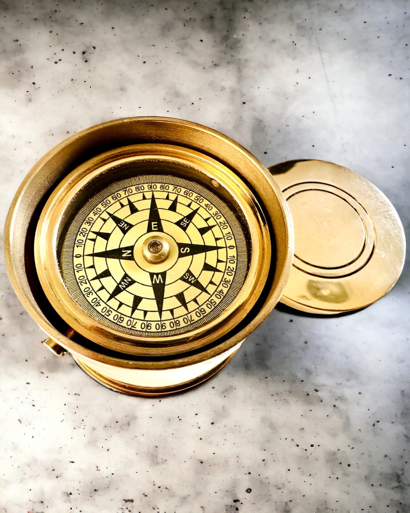 Reisekompass "Bęben Wschód Słońca" – med mulighet for personlig gravering