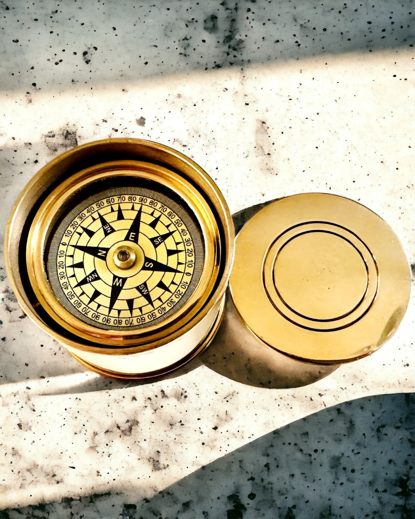 Reisekompass "Bęben Wschód Słońca" – med mulighet for personlig gravering