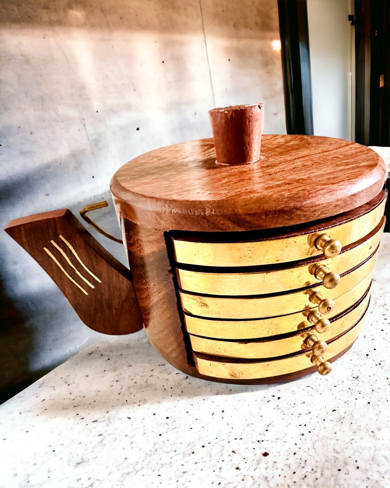 Retro Tre "Herbaciarnik" med Mulighet for Gravering