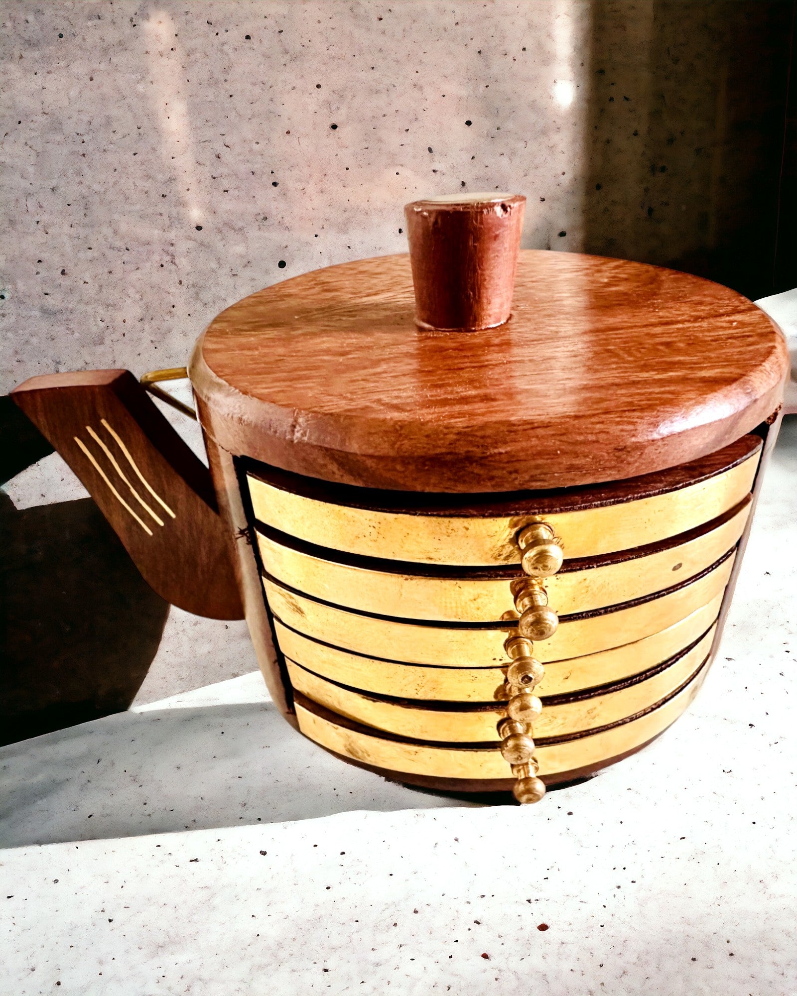 Retro Tre "Herbaciarnik" med Mulighet for Gravering